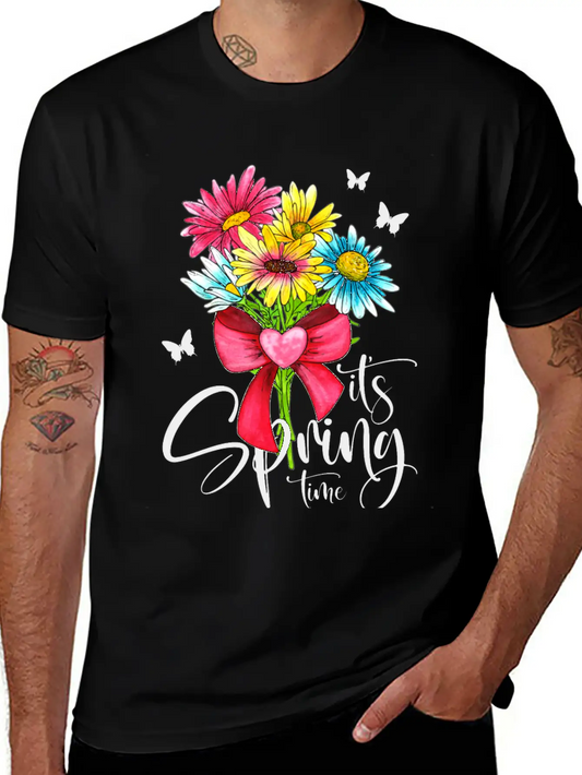 Spring Time Lightweight Cotton T-Shirt – Daily Comfort Graphic Shirt