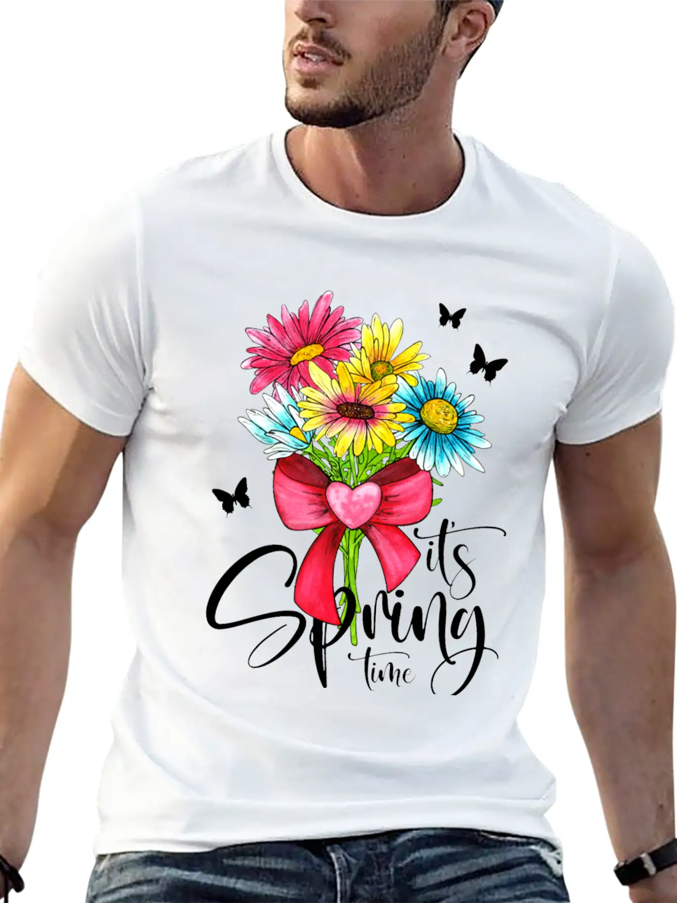 Spring Time Lightweight Cotton T-Shirt – Daily Comfort Graphic Shirt