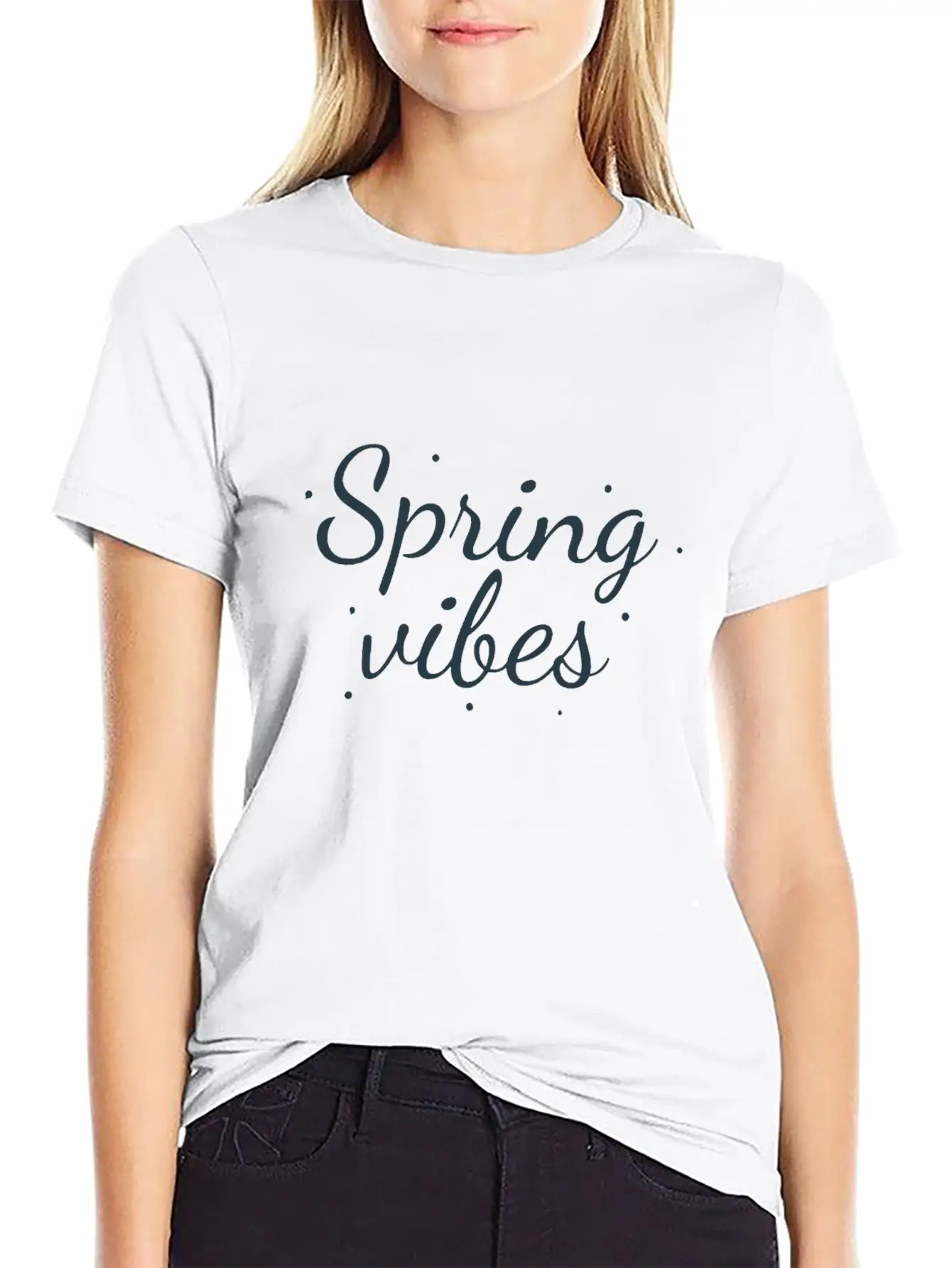 Spring Vibes Style Lightweight Cotton T-Shirt – Daily Comfort Graphic Shirt