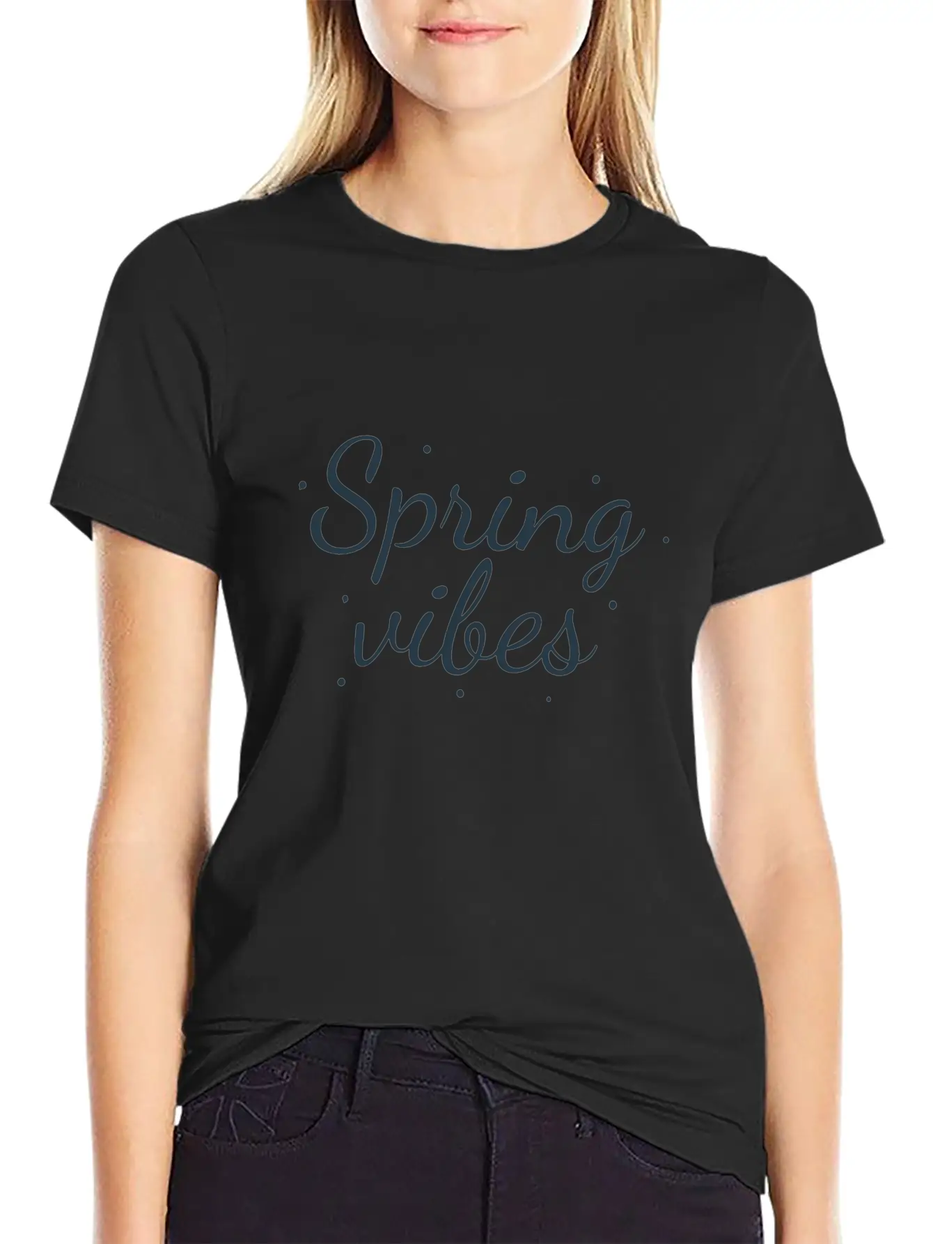 Spring Vibes Style Lightweight Cotton T-Shirt – Daily Comfort Graphic Shirt