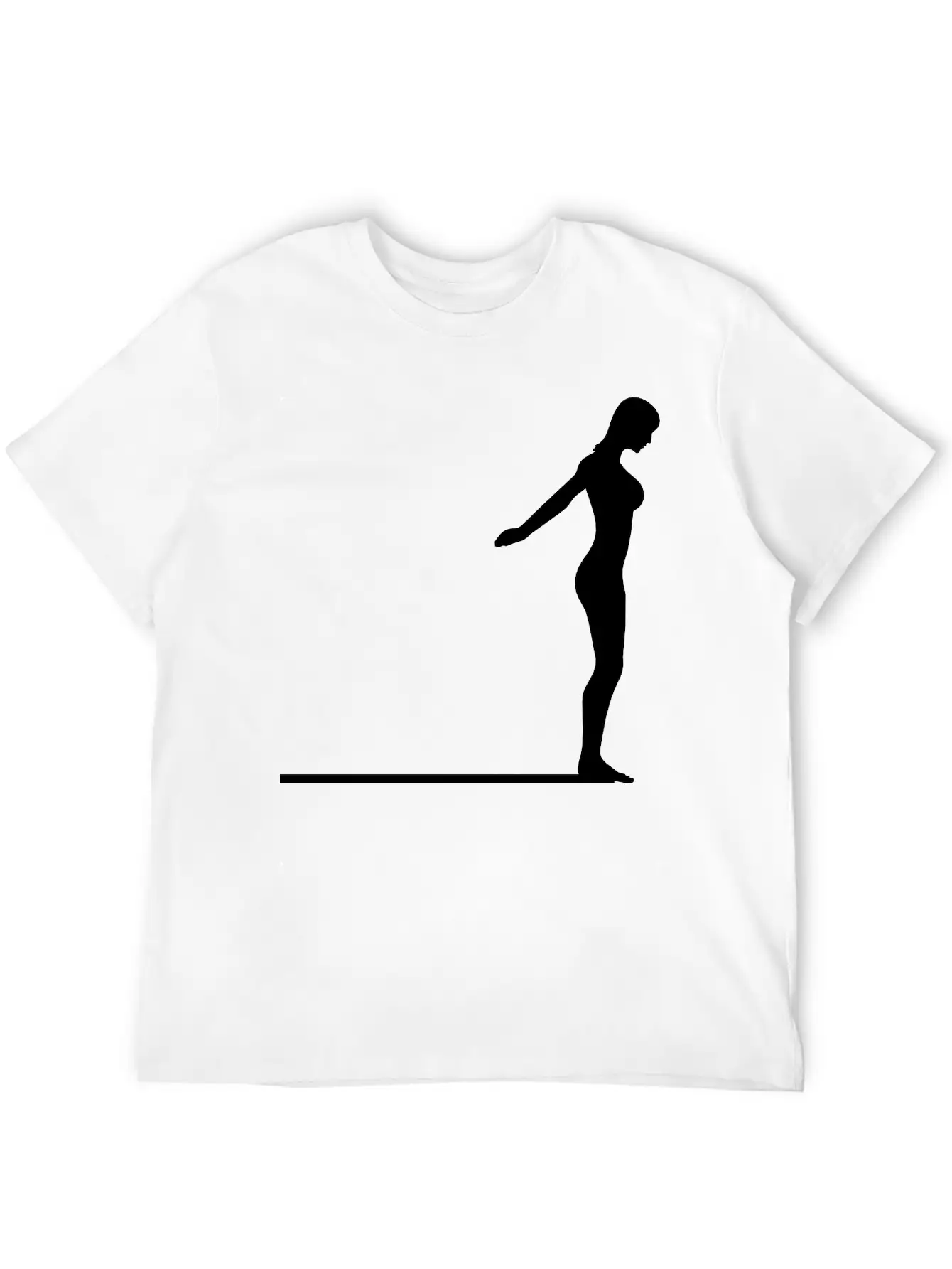 Springboard Diver Logo Comfortable Minimalist Graphic Tee – Summer Style Essential