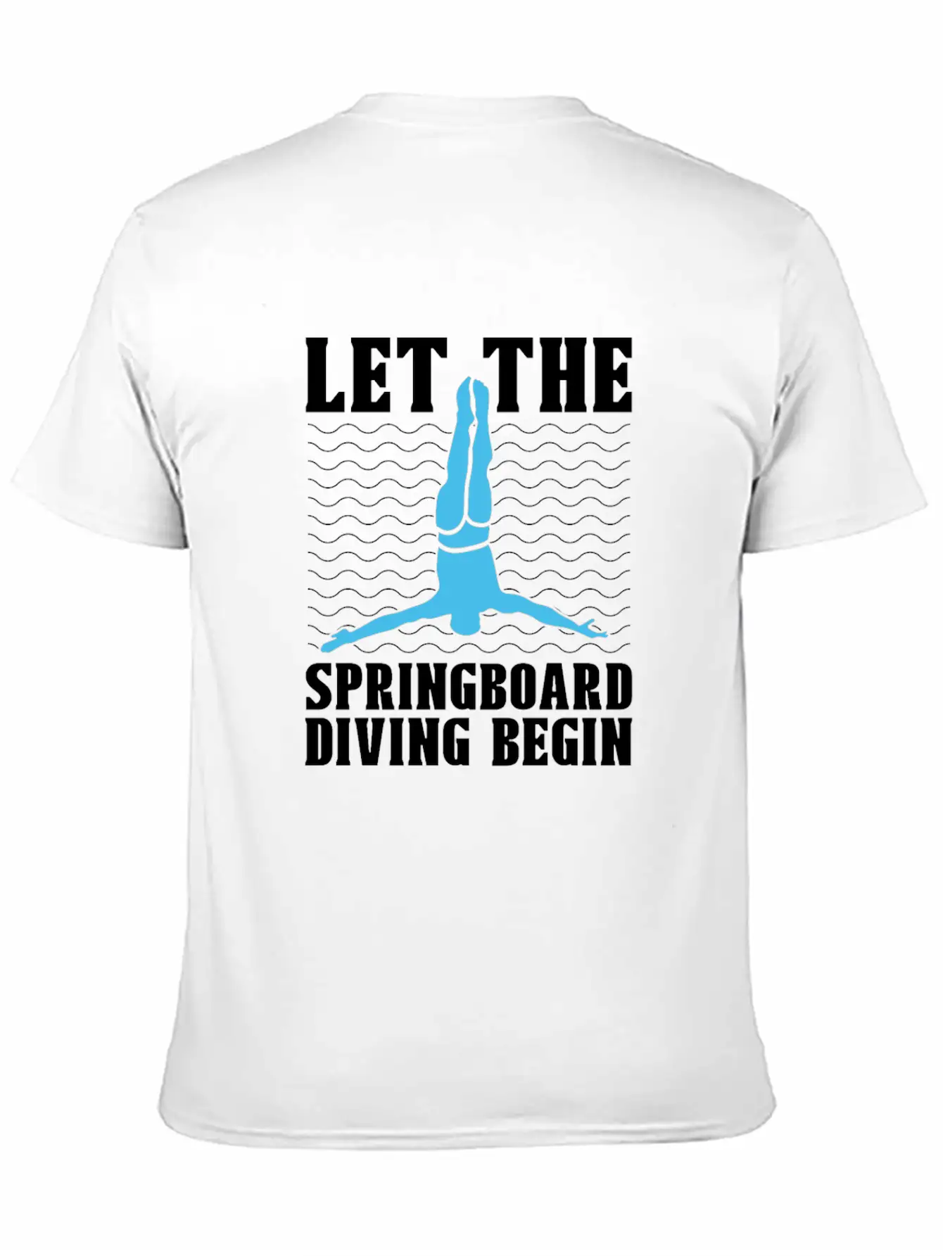 Springboard Diving Basic Graphic T-Shirt – Daily Comfort In Soft Cotton