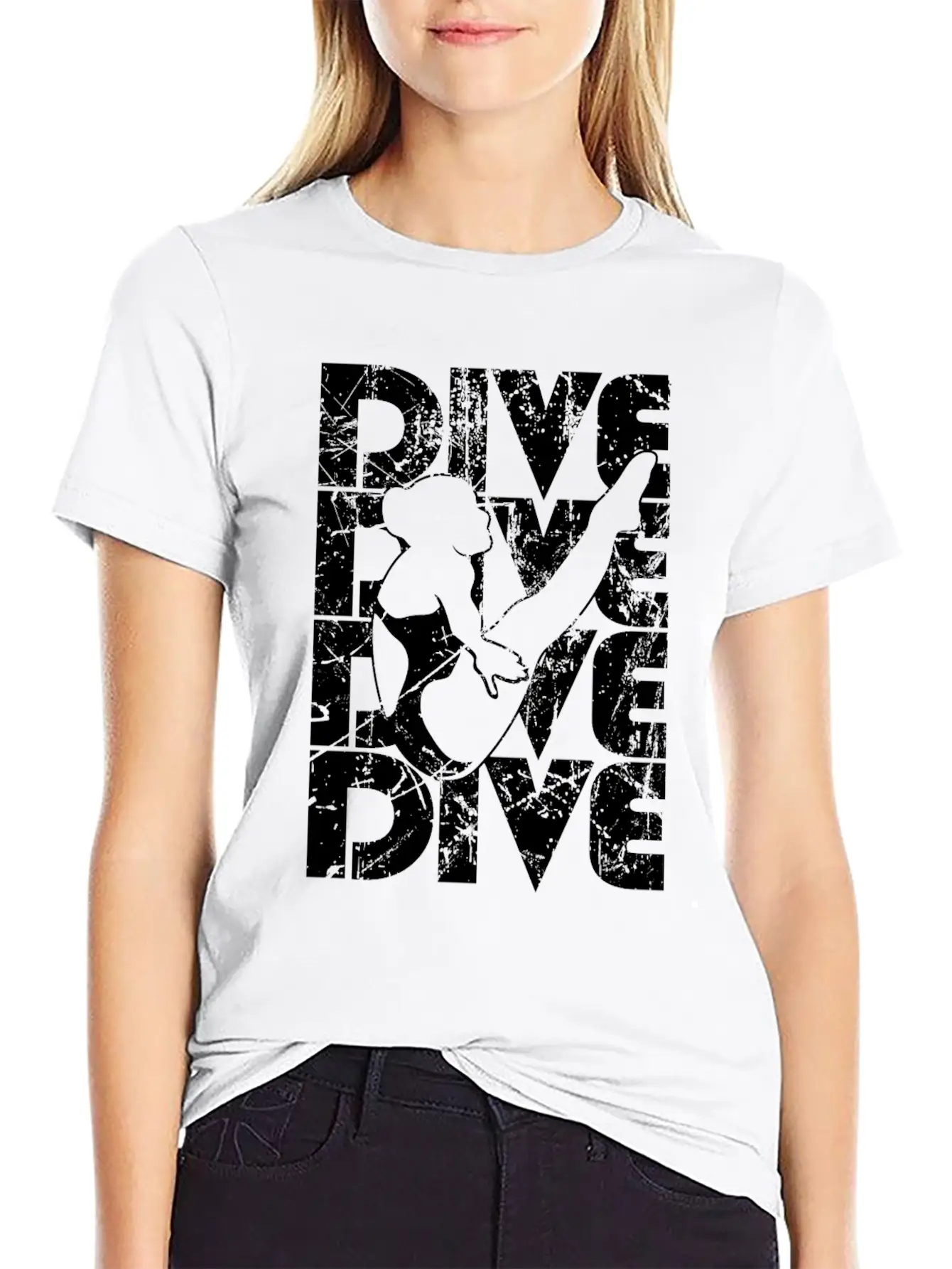 Springboard Diving Classic Fit Graphic Tee For Daily Comfort – Unisex Cotton Shirt