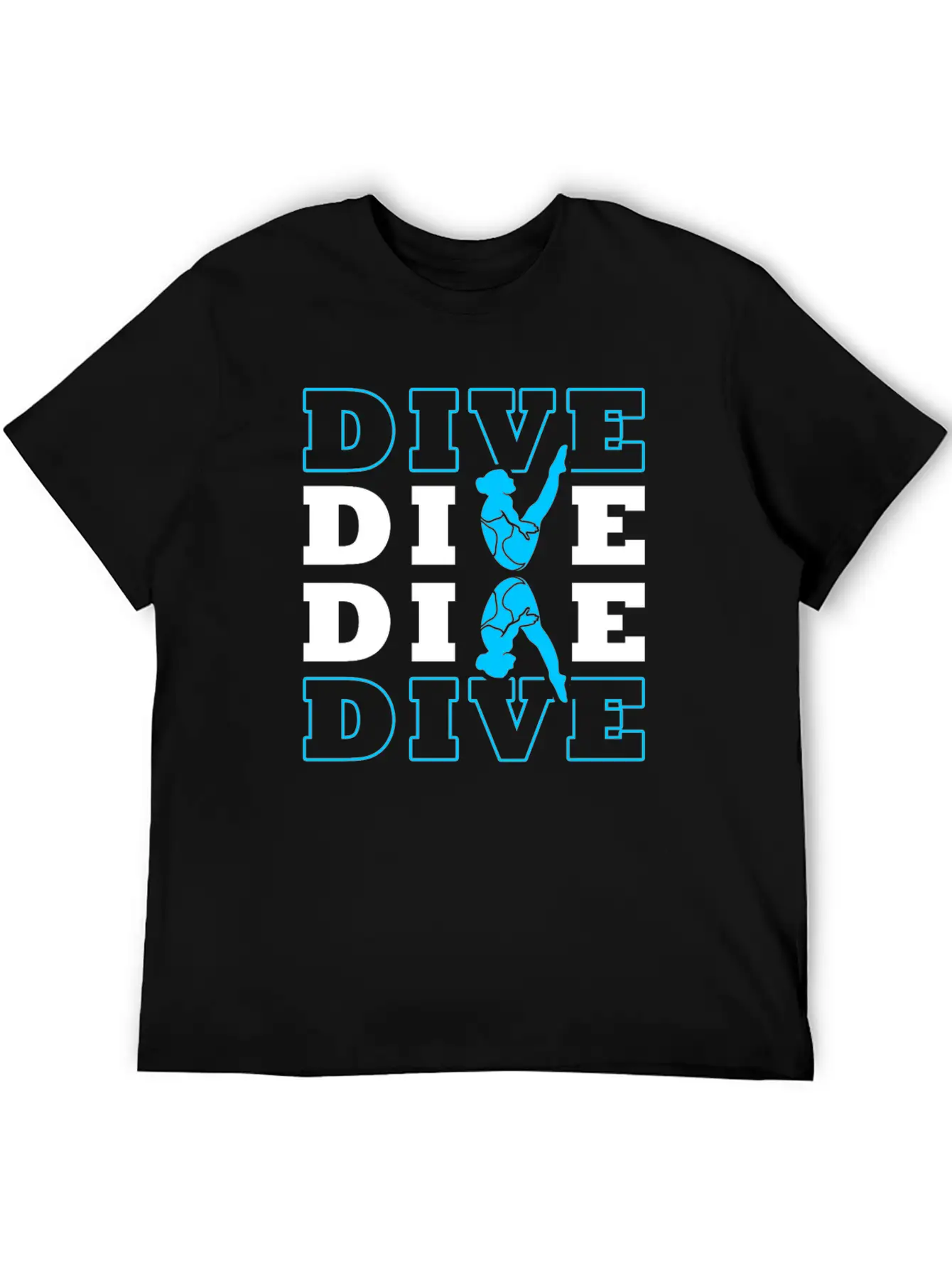 Springboard Diving Essential Cotton Tee For Daily Outfits – Unisex Style