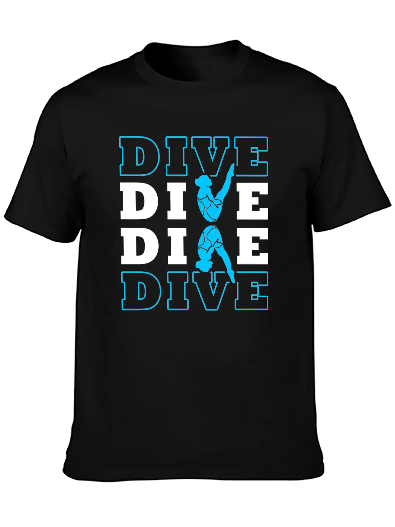 Springboard Diving Essential Cotton Tee For Daily Outfits – Unisex Style