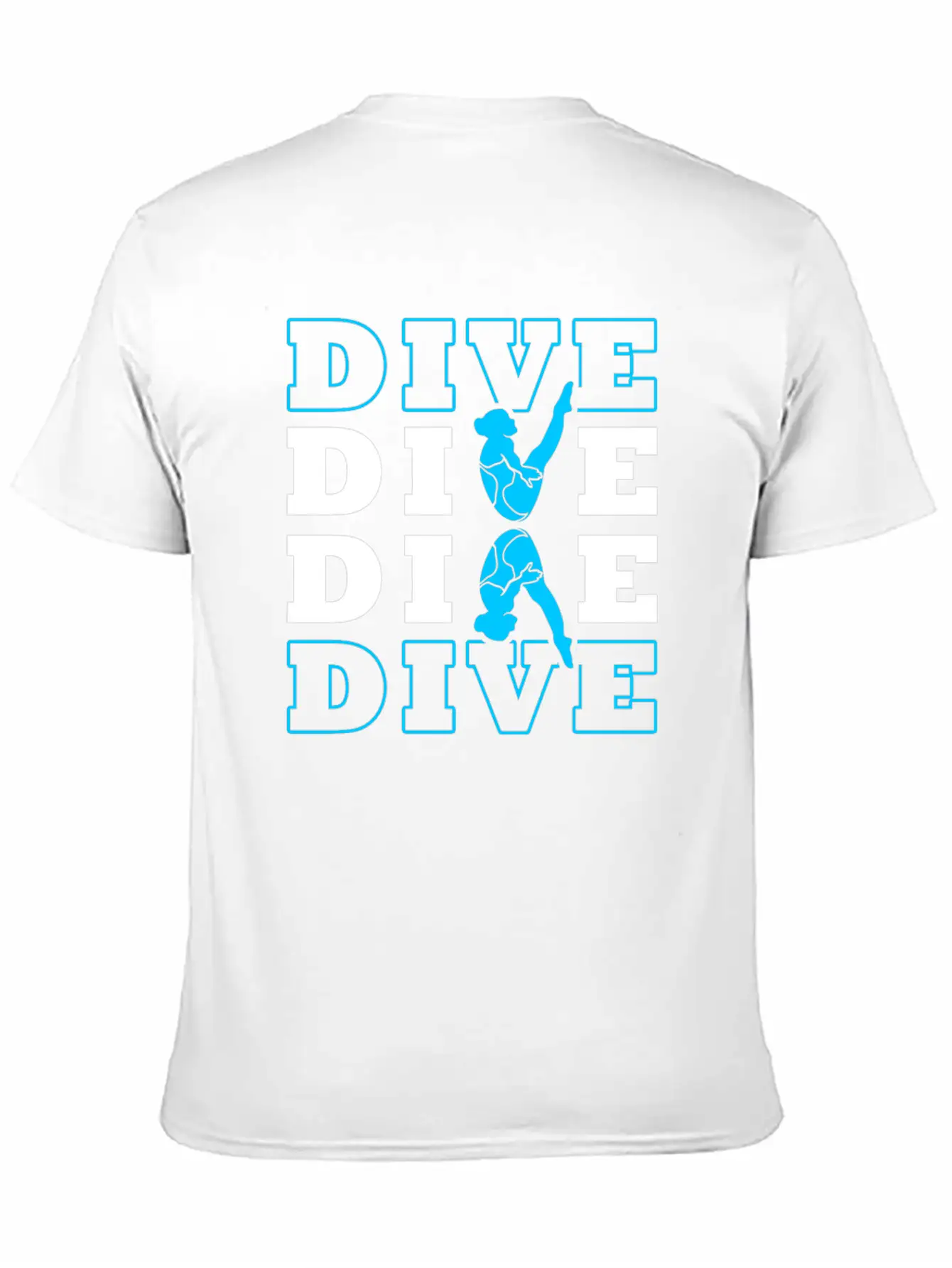 Springboard Diving Essential Cotton Tee For Daily Outfits – Unisex Style