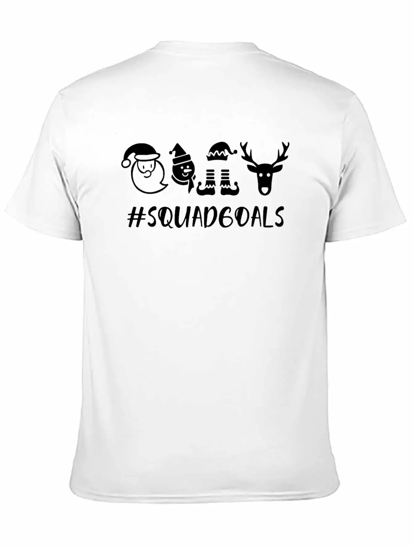 Squad Goal Funny Christmas Basic Graphic T-Shirt – Daily Comfort In Soft Cotton