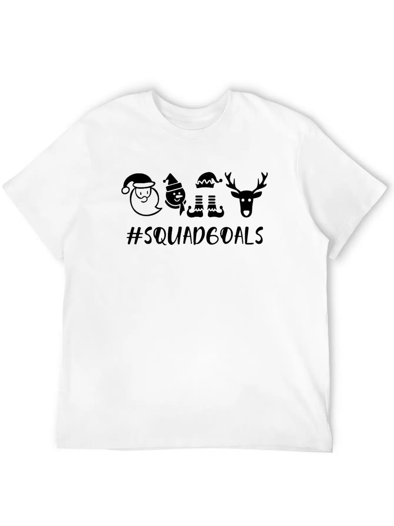 Squad Goal Funny Christmas Basic Graphic T-Shirt – Daily Comfort In Soft Cotton