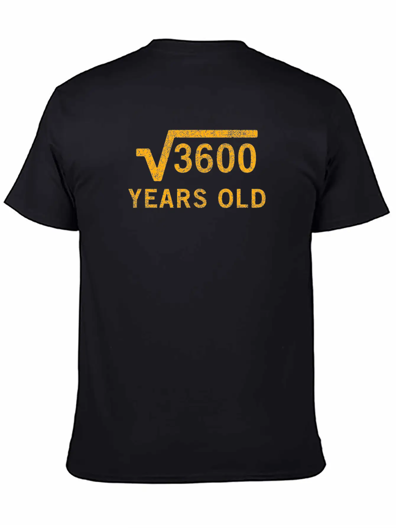 Square Root Of 3600 60 Years Old 60th Birthday Lightweight Cotton T-Shirt – Daily Comfort Graphic Shirt