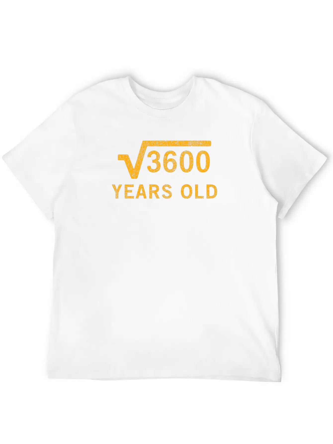 Square Root Of 3600 60 Years Old 60th Birthday Lightweight Cotton T-Shirt – Daily Comfort Graphic Shirt