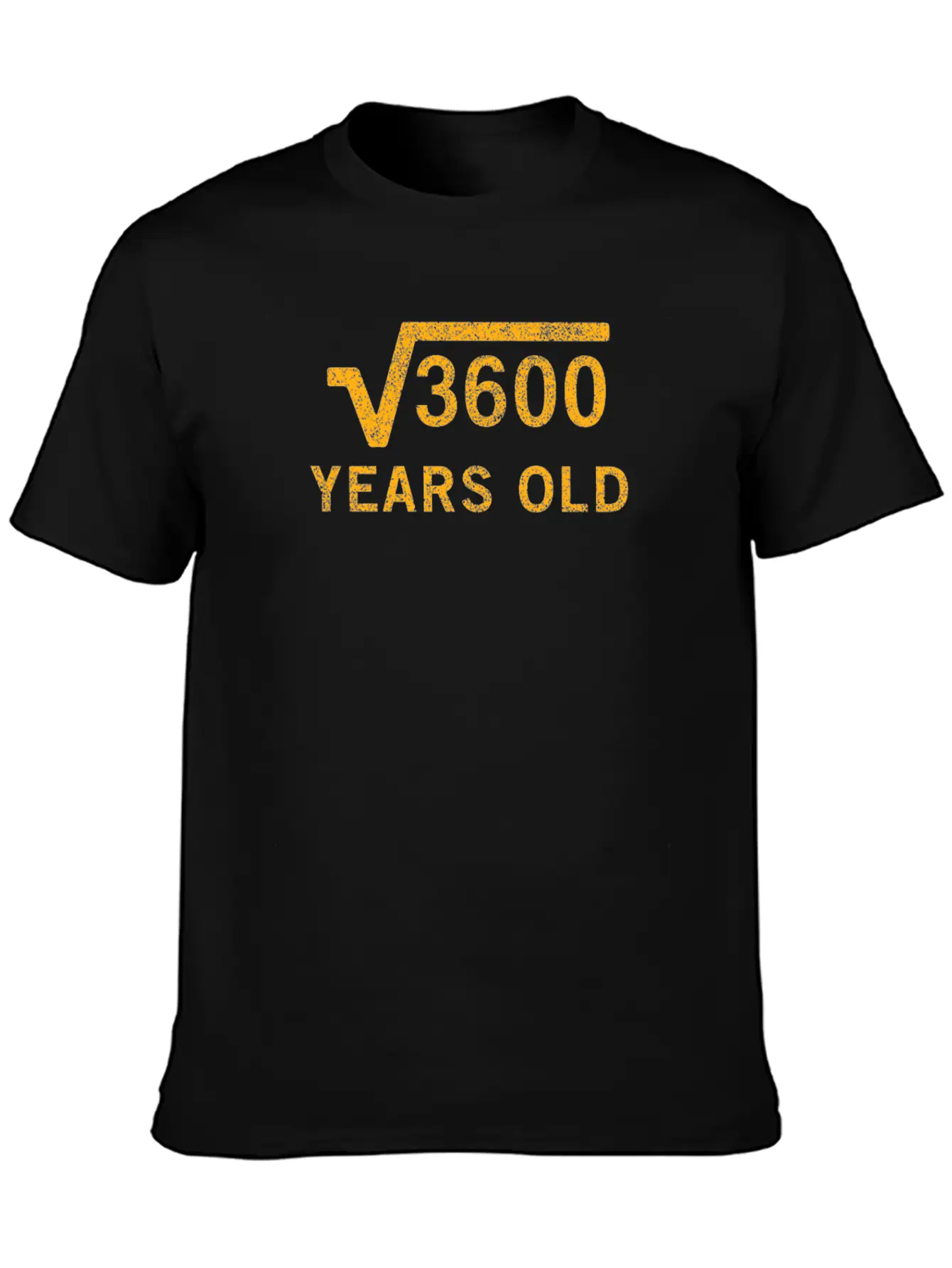 Square Root Of 3600 60 Years Old 60th Birthday Lightweight Cotton T-Shirt – Daily Comfort Graphic Shirt