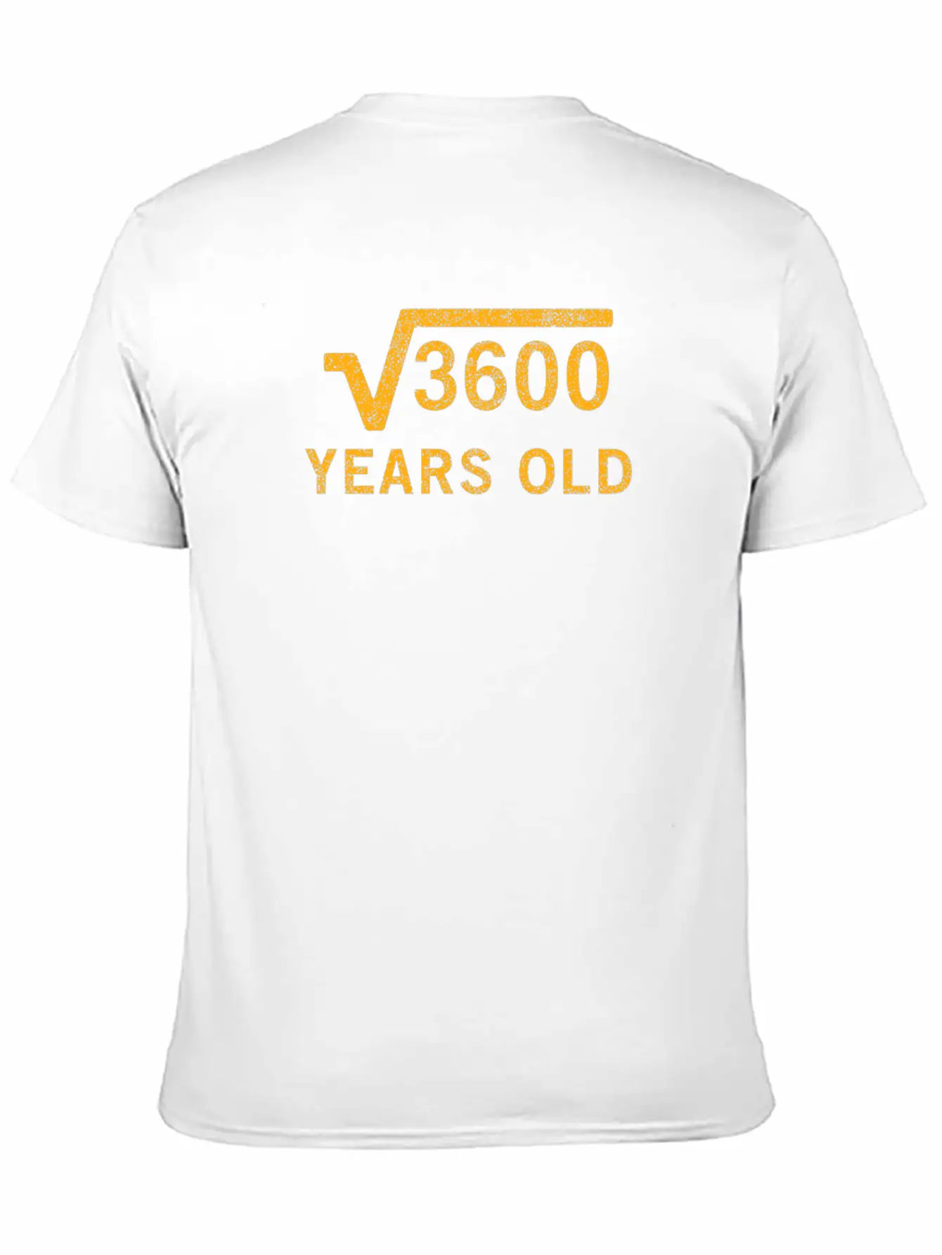 Square Root Of 3600 60 Years Old 60th Birthday Lightweight Cotton T-Shirt – Daily Comfort Graphic Shirt