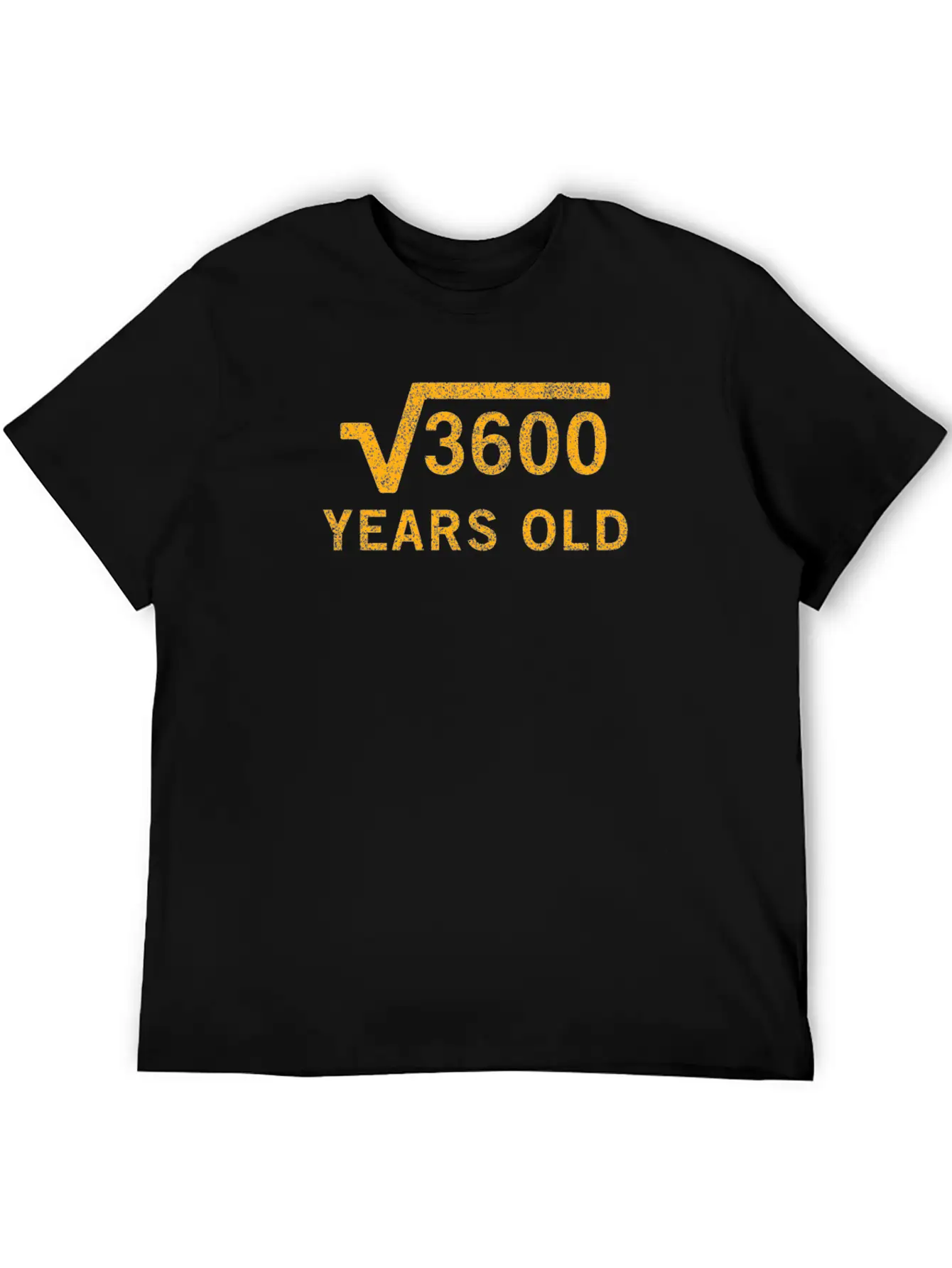 Square Root Of 3600 60 Years Old 60th Birthday Lightweight Cotton T-Shirt – Daily Comfort Graphic Shirt