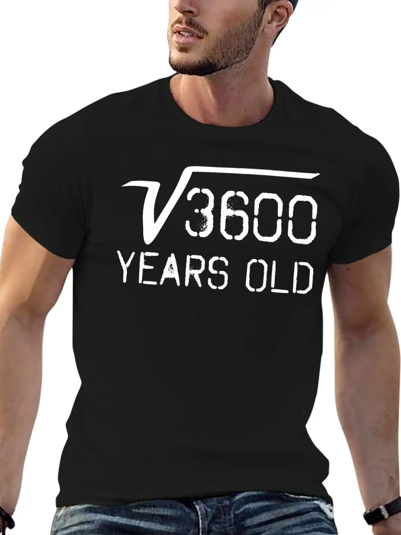 Square Root Of 3600 60 Years Old Unisex Casual T-Shirt – Clean Design For Daily Comfort