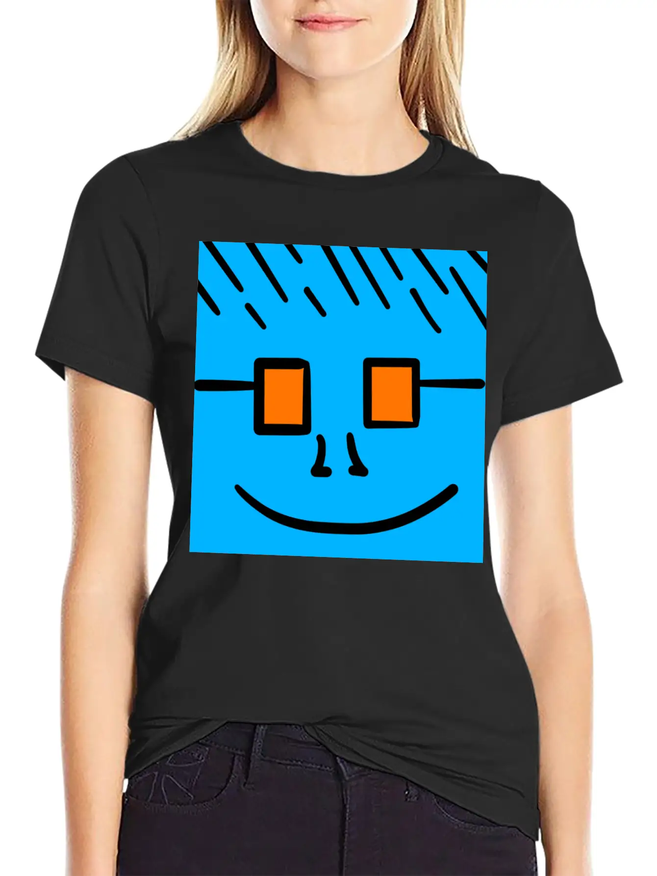 Squaredoods #0001 Stylish Everyday T-Shirt – Unisex Basic Cotton Tee