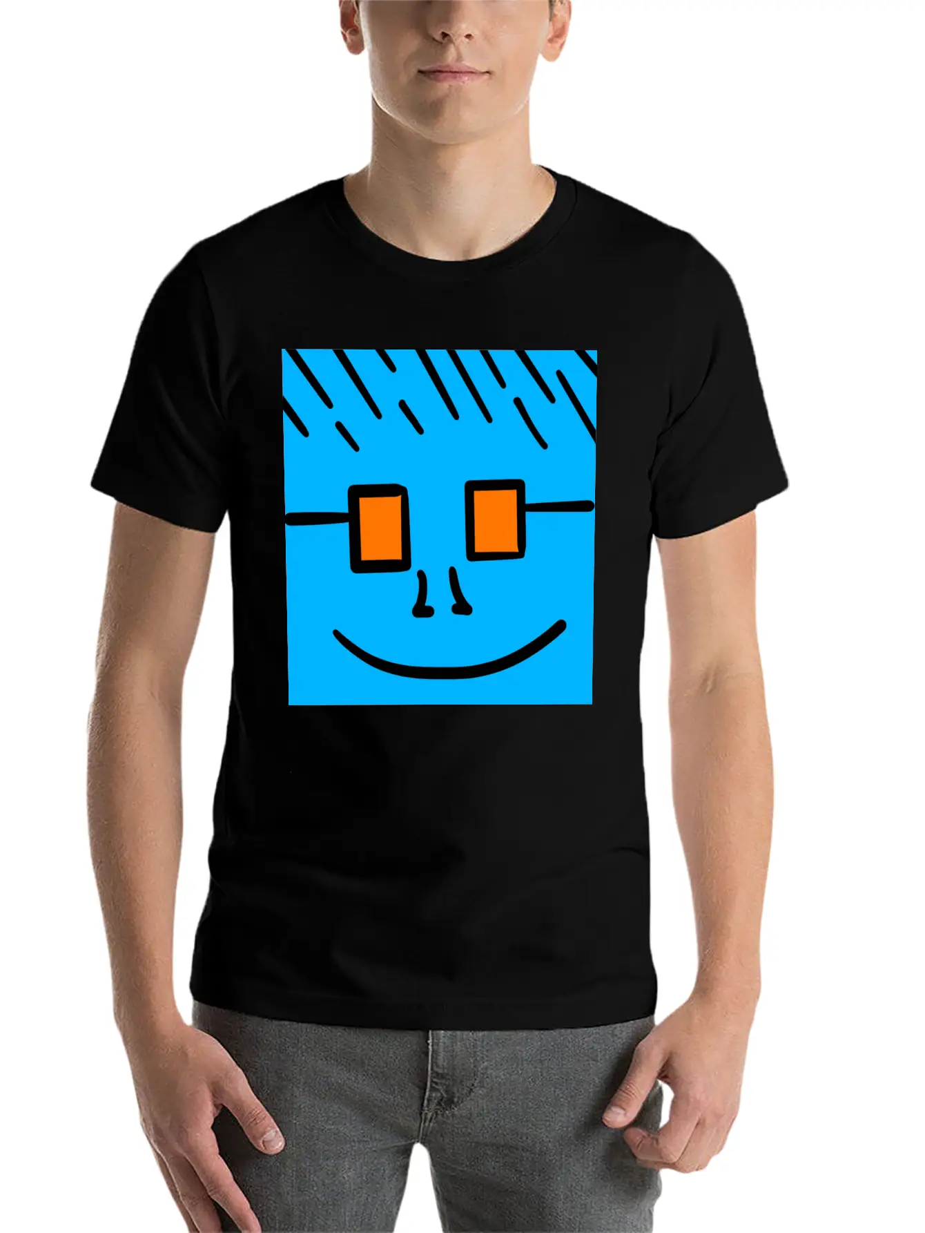 Squaredoods #0001 Stylish Everyday T-Shirt – Unisex Basic Cotton Tee