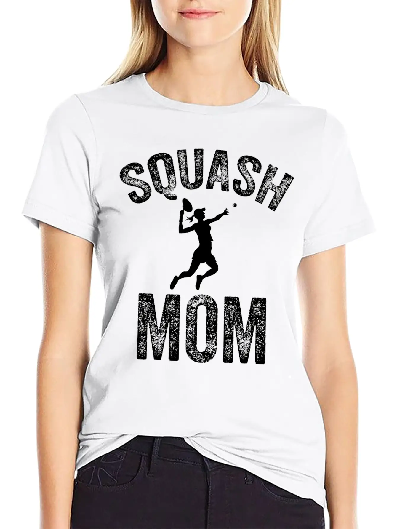 Squash Mom Squash Coach Tournament Essential Cotton Tee For Daily Outfits – Unisex Style