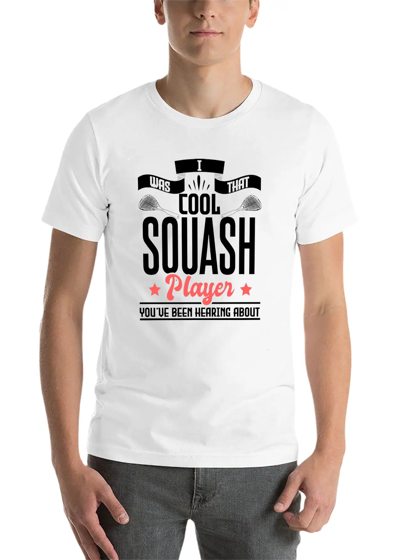 Squash Player Tournament Gift Idea Essential Cotton Tee For Daily Outfits – Unisex Style