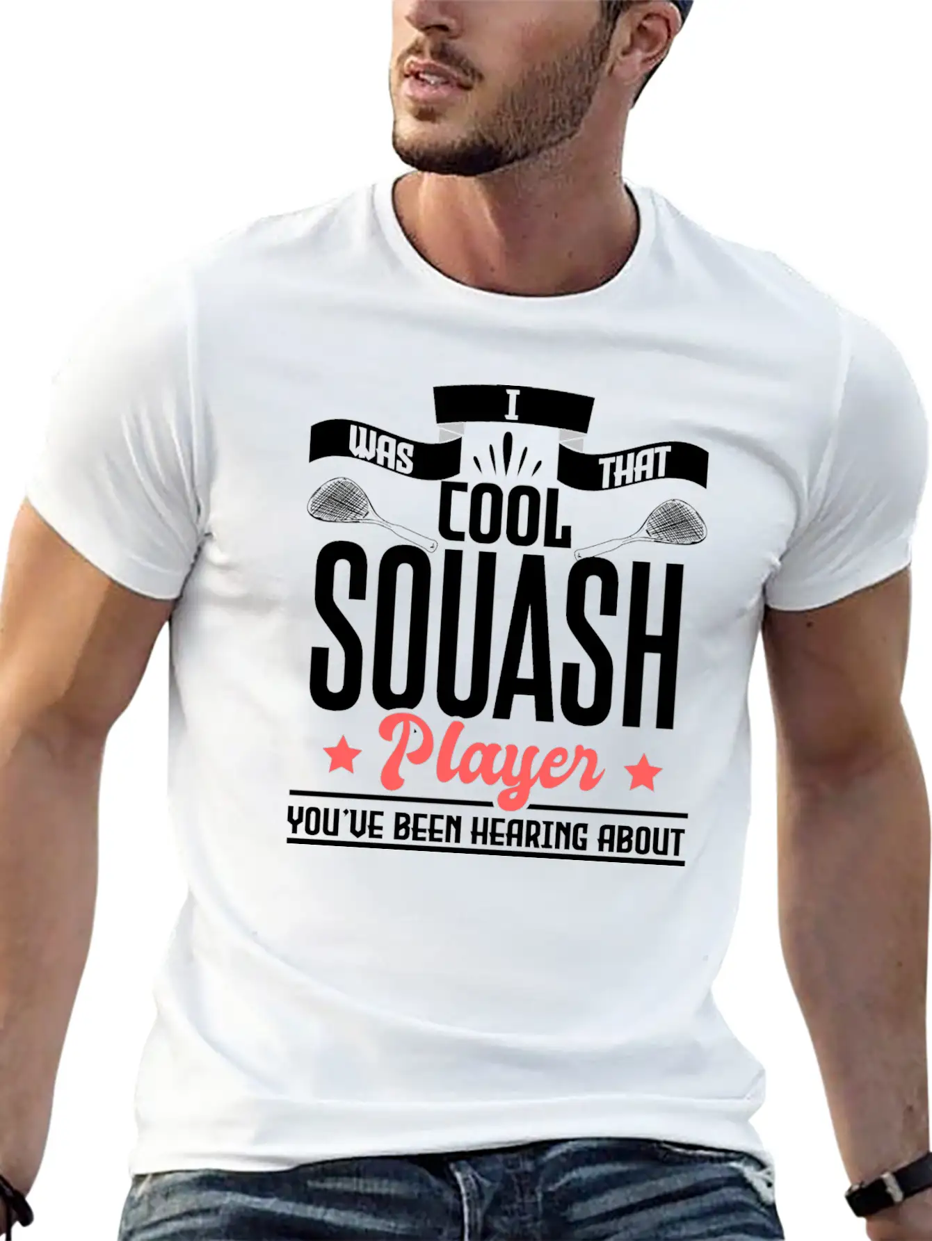 Squash Player Tournament Gift Idea Essential Cotton Tee For Daily Outfits – Unisex Style