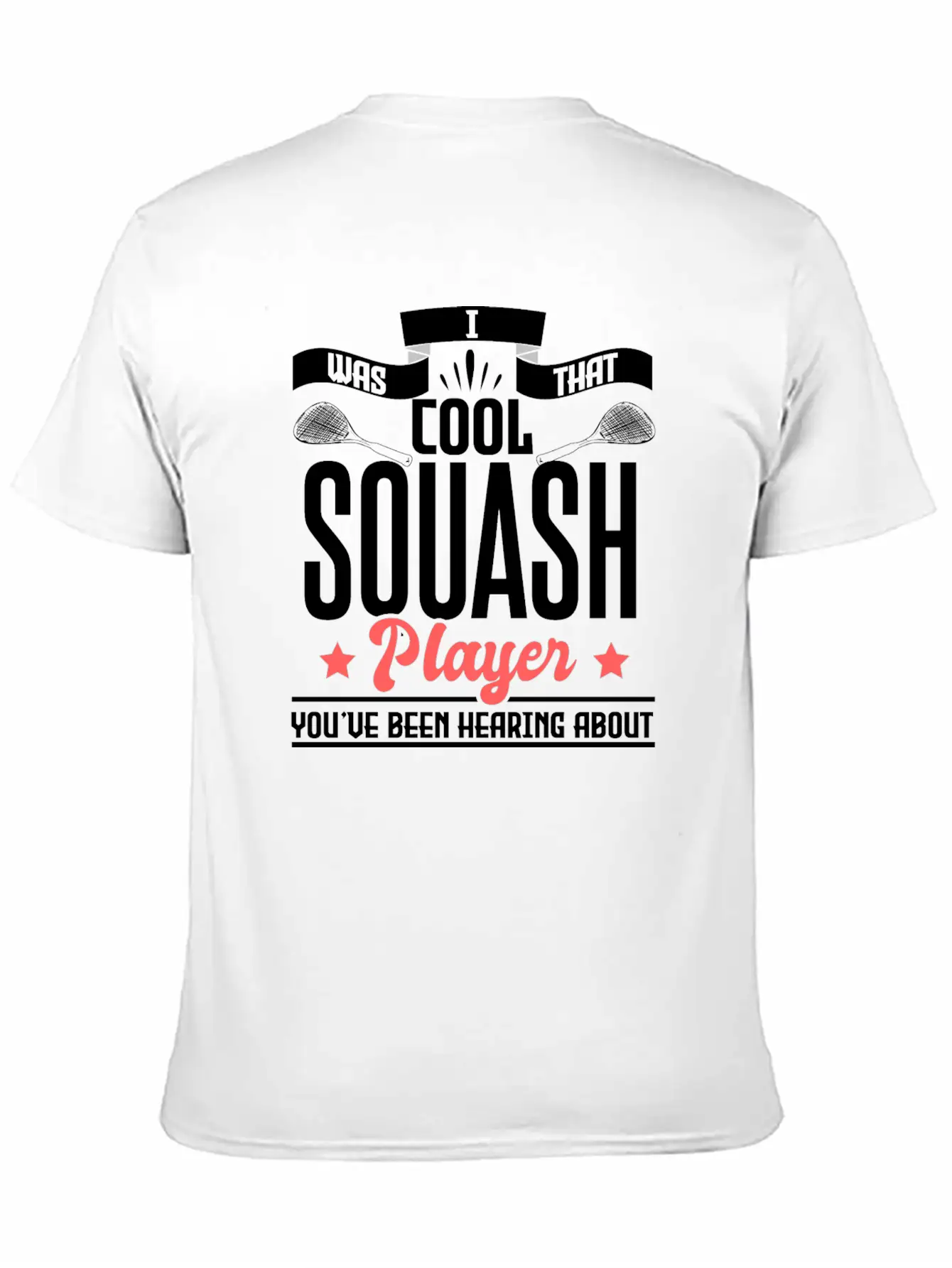 Squash Player Tournament Gift Idea Essential Cotton Tee For Daily Outfits – Unisex Style