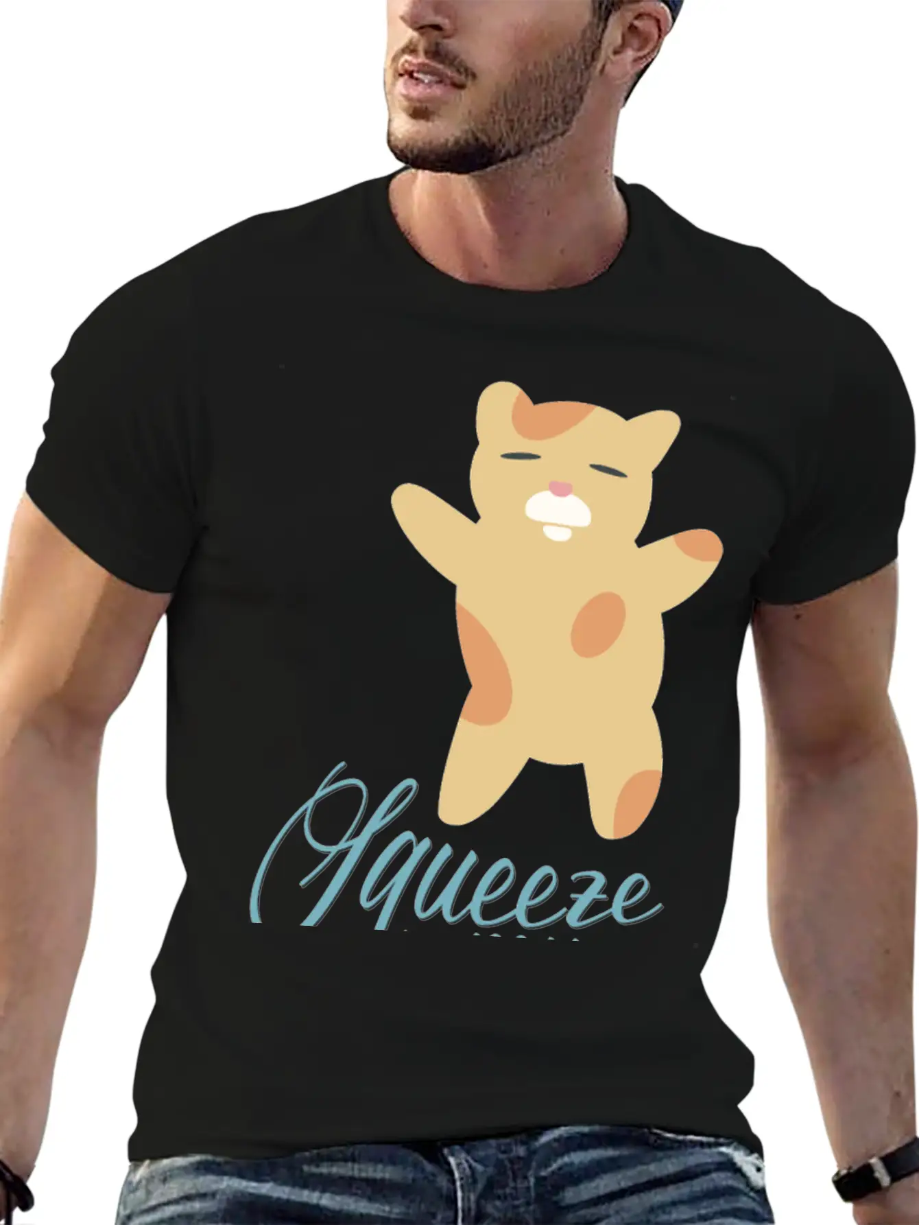 Squeeze My Body Essential Cotton Tee For Daily Outfits – Unisex Style