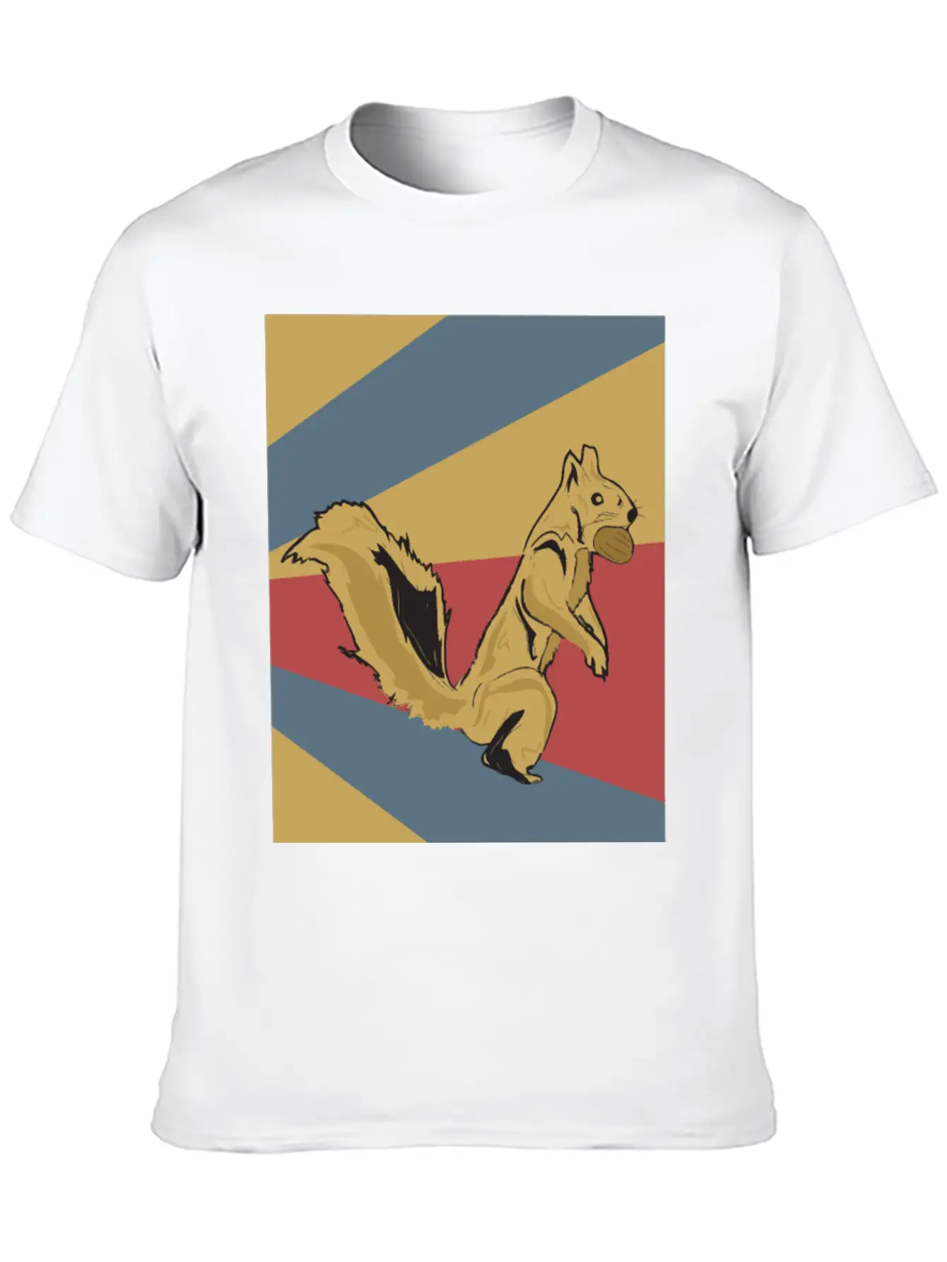 Squirrel Classic Fit Graphic Tee For Daily Comfort – Unisex Cotton Shirt