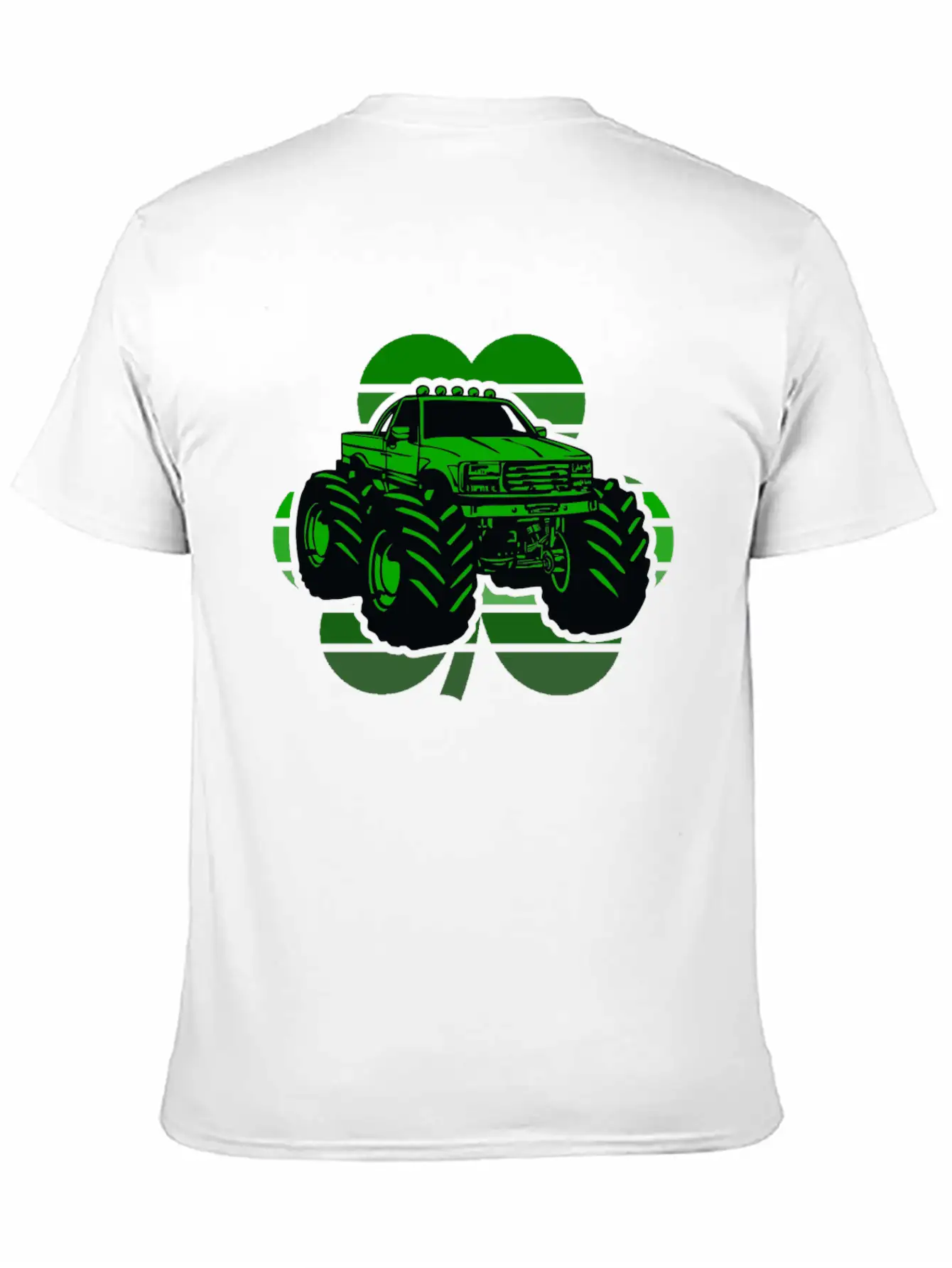 St Patricks Day Monster Truck, St Paddy's Gift Essential Cotton Tee For Daily Outfits – Unisex Style