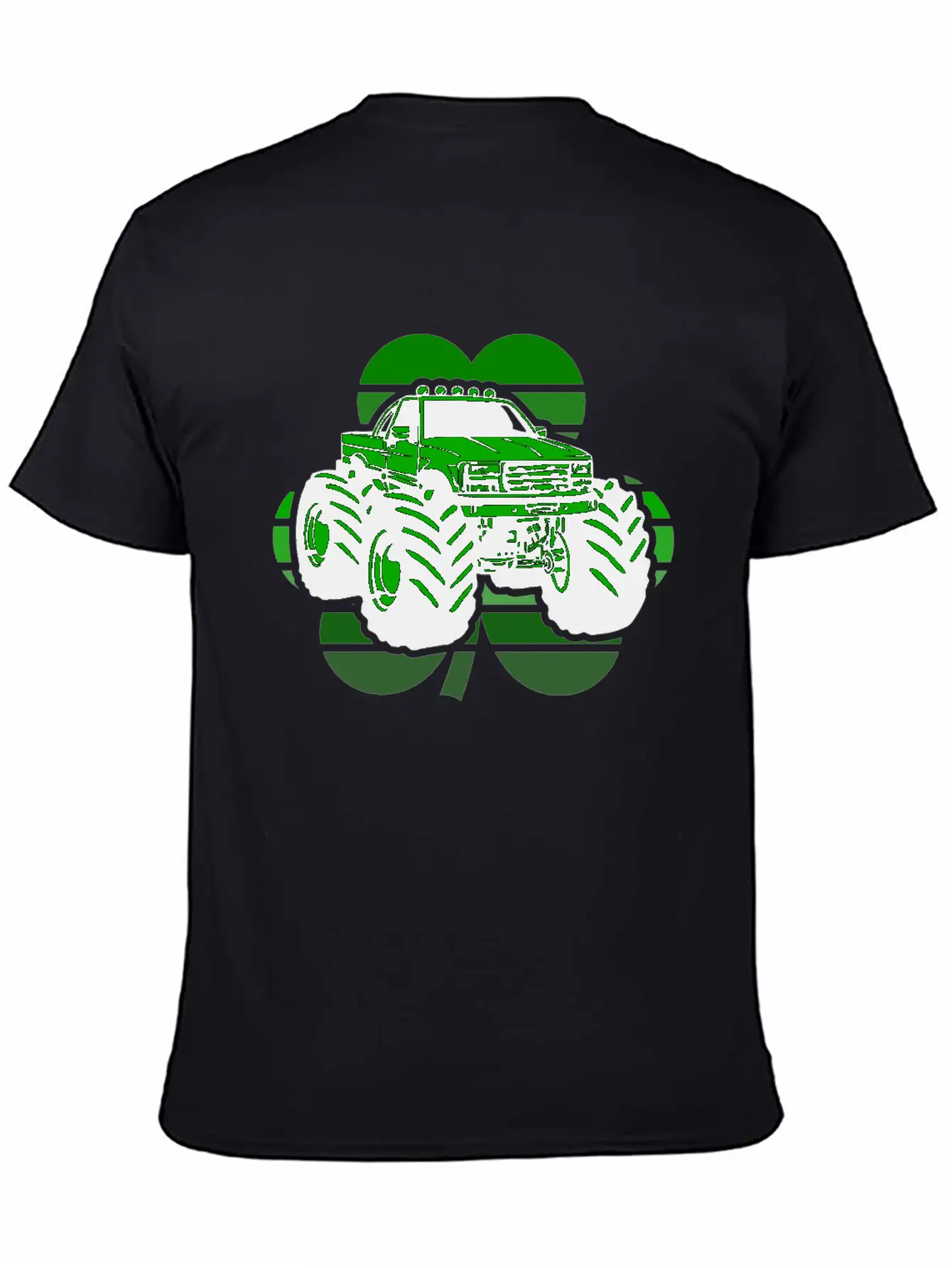 St Patricks Day Monster Truck, St Paddy's Gift Essential Cotton Tee For Daily Outfits – Unisex Style