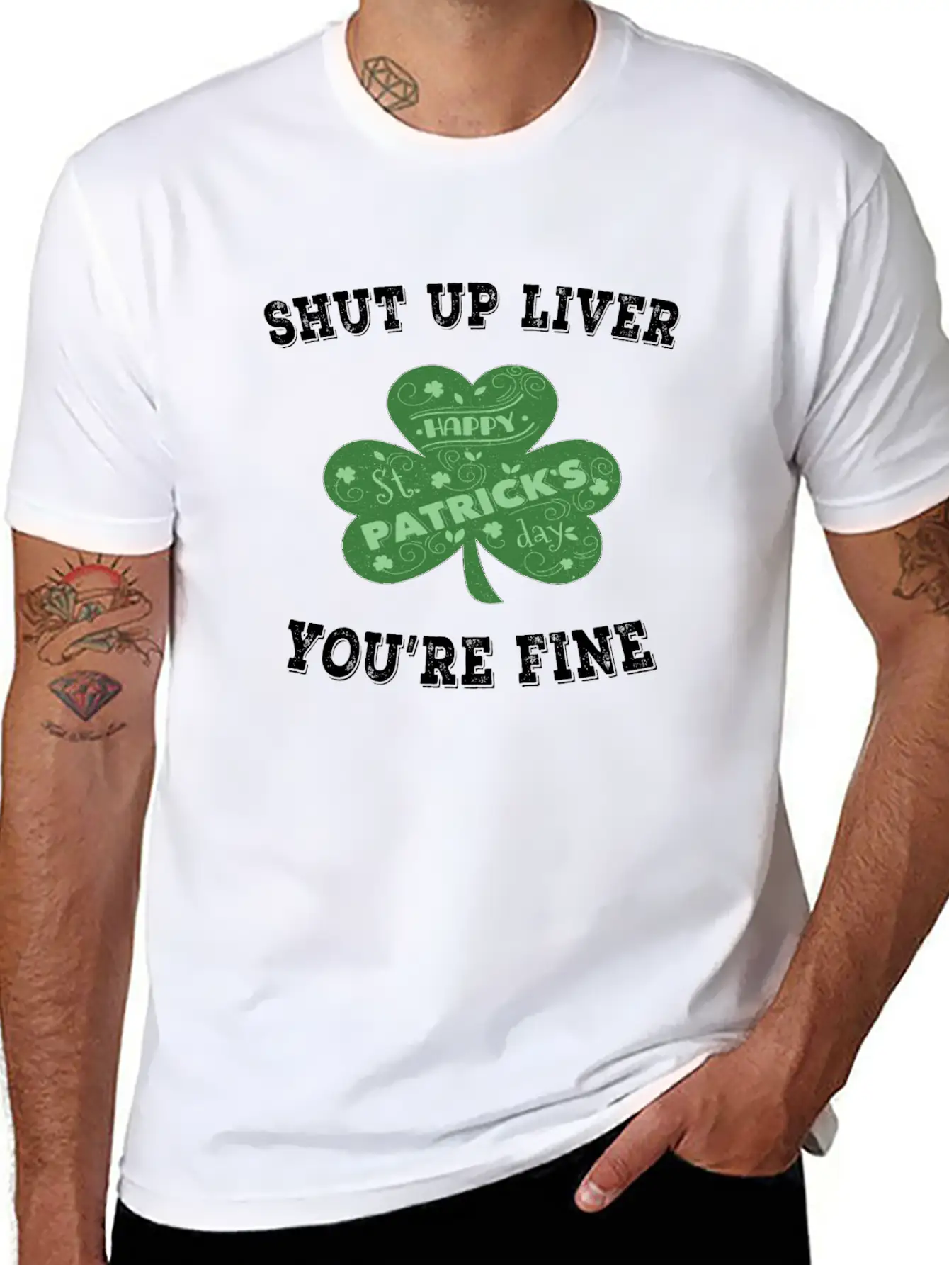 St Patrick's Day T-shirt - Happy St Patricks Day Classic Fit Graphic Tee For Daily Comfort – Unisex Cotton Shirt