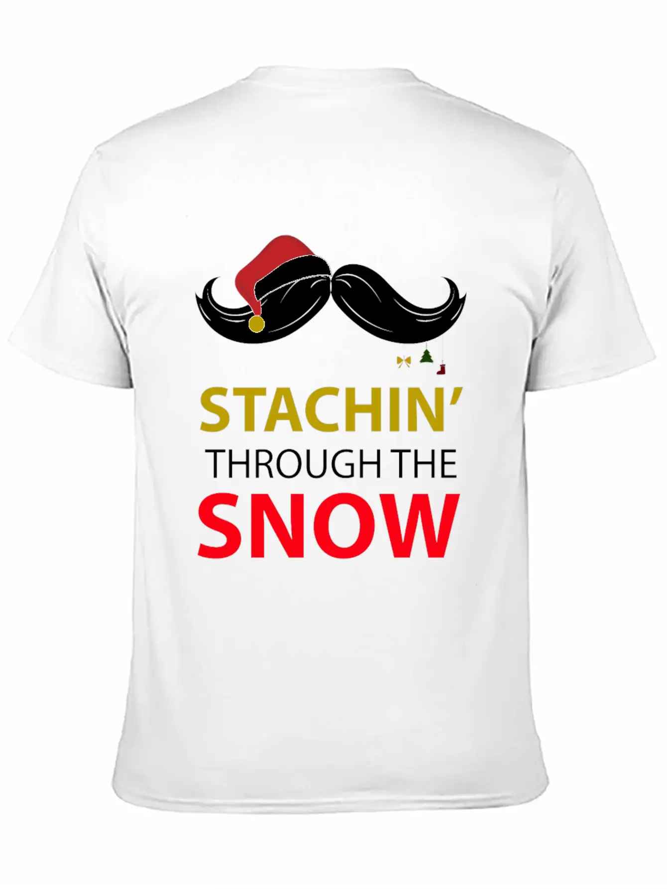 Staching Through The Snow Relaxed Everyday Tee – Lightweight And Durable Cotton