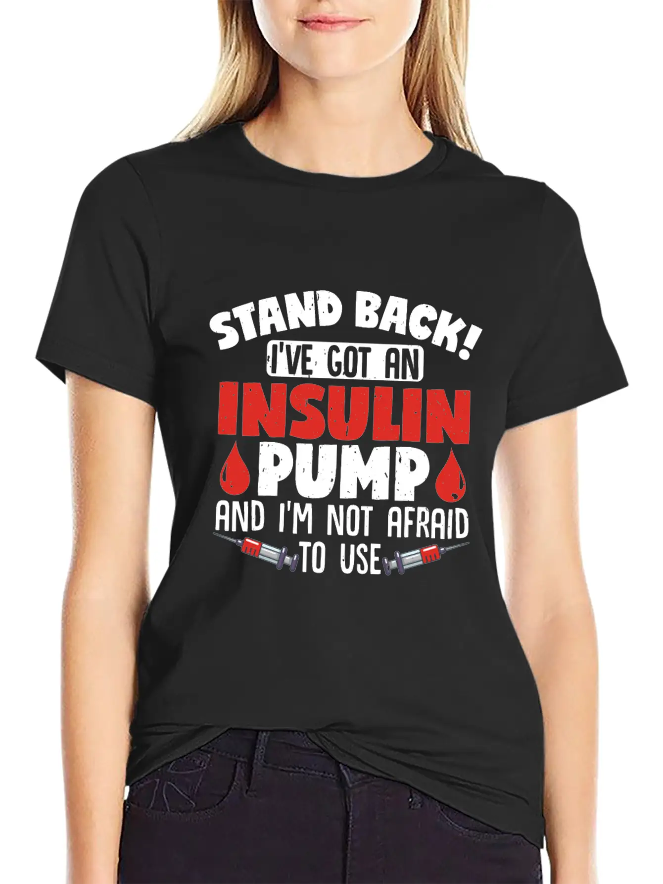 Stand Back II've Got An Insulin Pump Diabetes Unisex Casual T-Shirt – Clean Design For Daily Comfort
