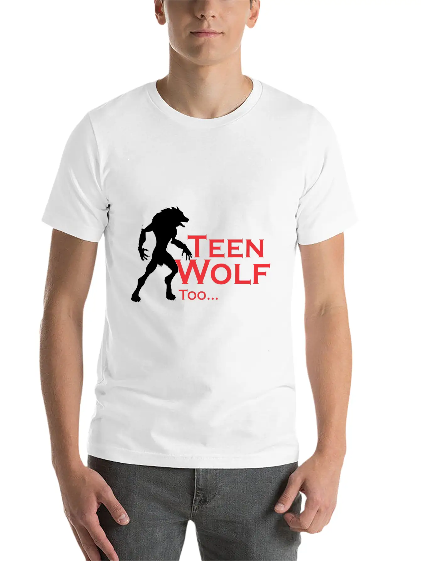 Stand Wolf Basic Graphic T-Shirt – Daily Comfort In Soft Cotton