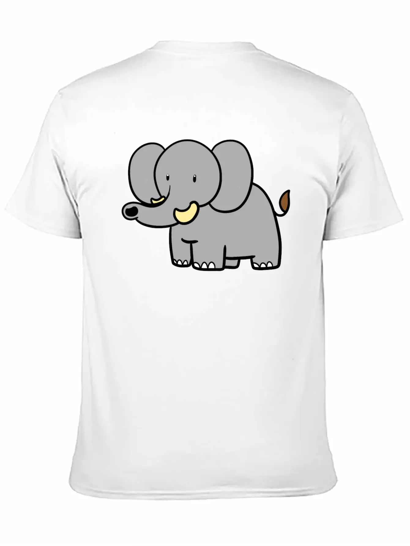 Standing Elephant Unisex Casual T-Shirt – Clean Design For Daily Comfort