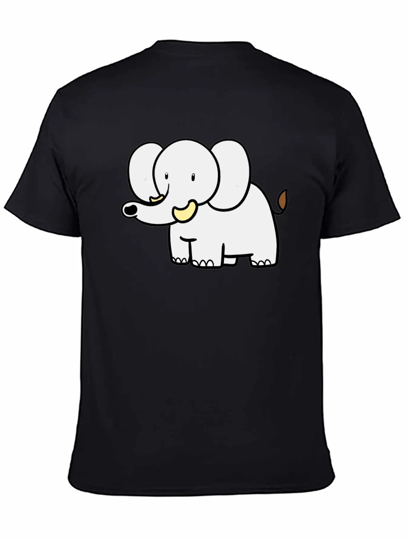 Standing Elephant Unisex Casual T-Shirt – Clean Design For Daily Comfort