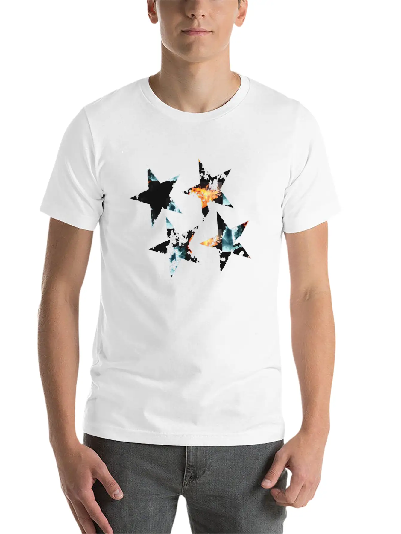Star Gift Idea Design Graphic Artwork Exclusive Unisex Casual T-Shirt – Clean Design For Daily Comfort