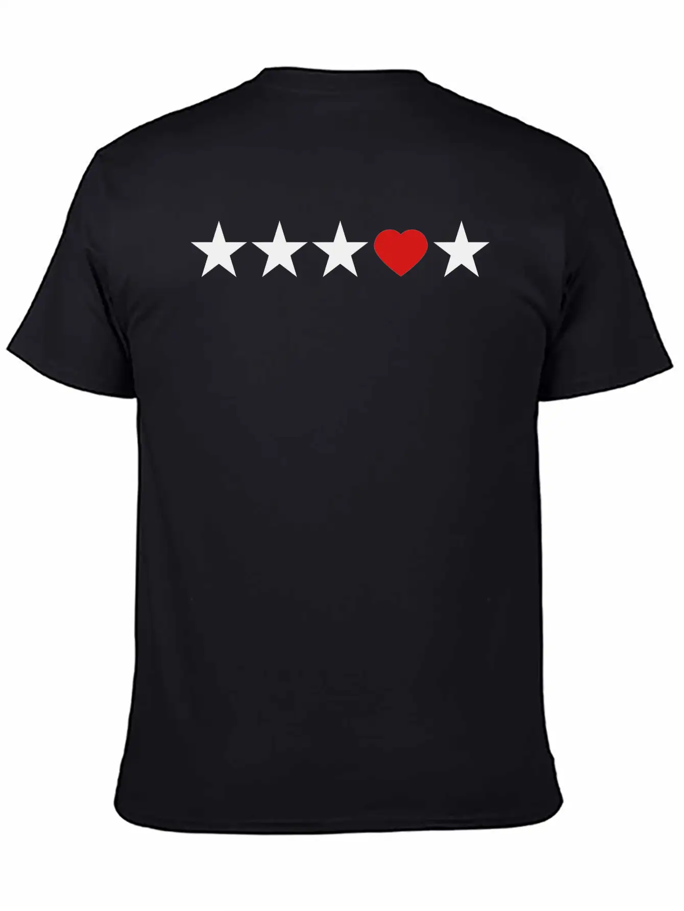 Star Heart Love Be Different Shape Symbols Unisex Casual T-Shirt – Clean Design For Daily Comfort