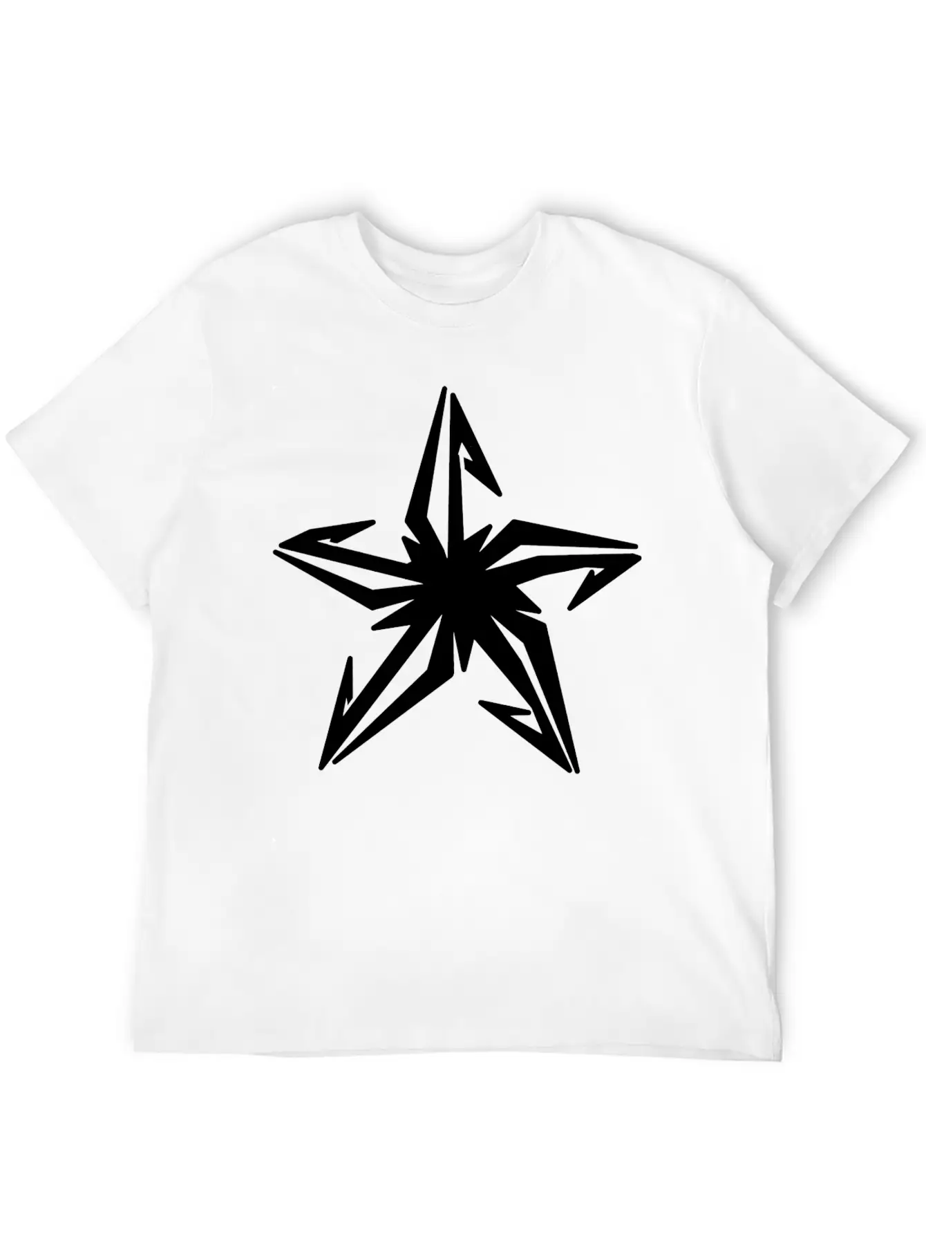Star Hook Symbol Unisex Casual T-Shirt – Clean Design For Daily Comfort