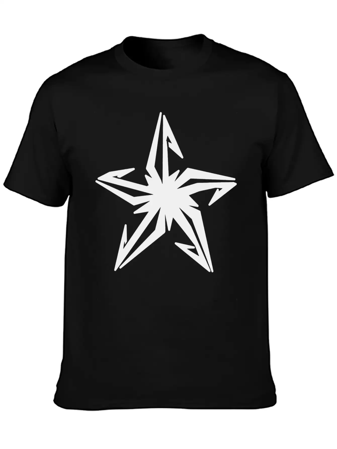 Star Hook Symbol Unisex Casual T-Shirt – Clean Design For Daily Comfort