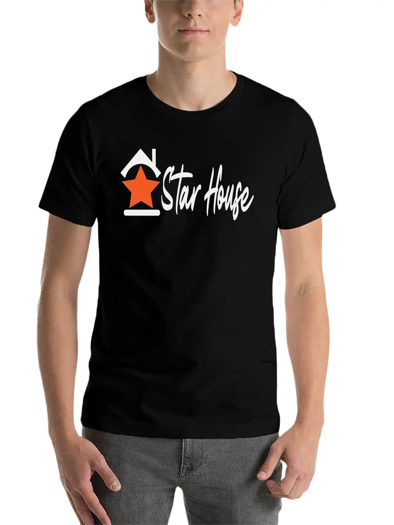 Star House Relaxed Everyday Tee – Lightweight And Durable Cotton
