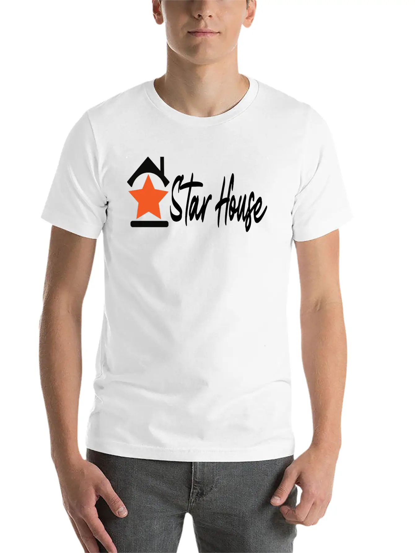 Star House Relaxed Everyday Tee – Lightweight And Durable Cotton