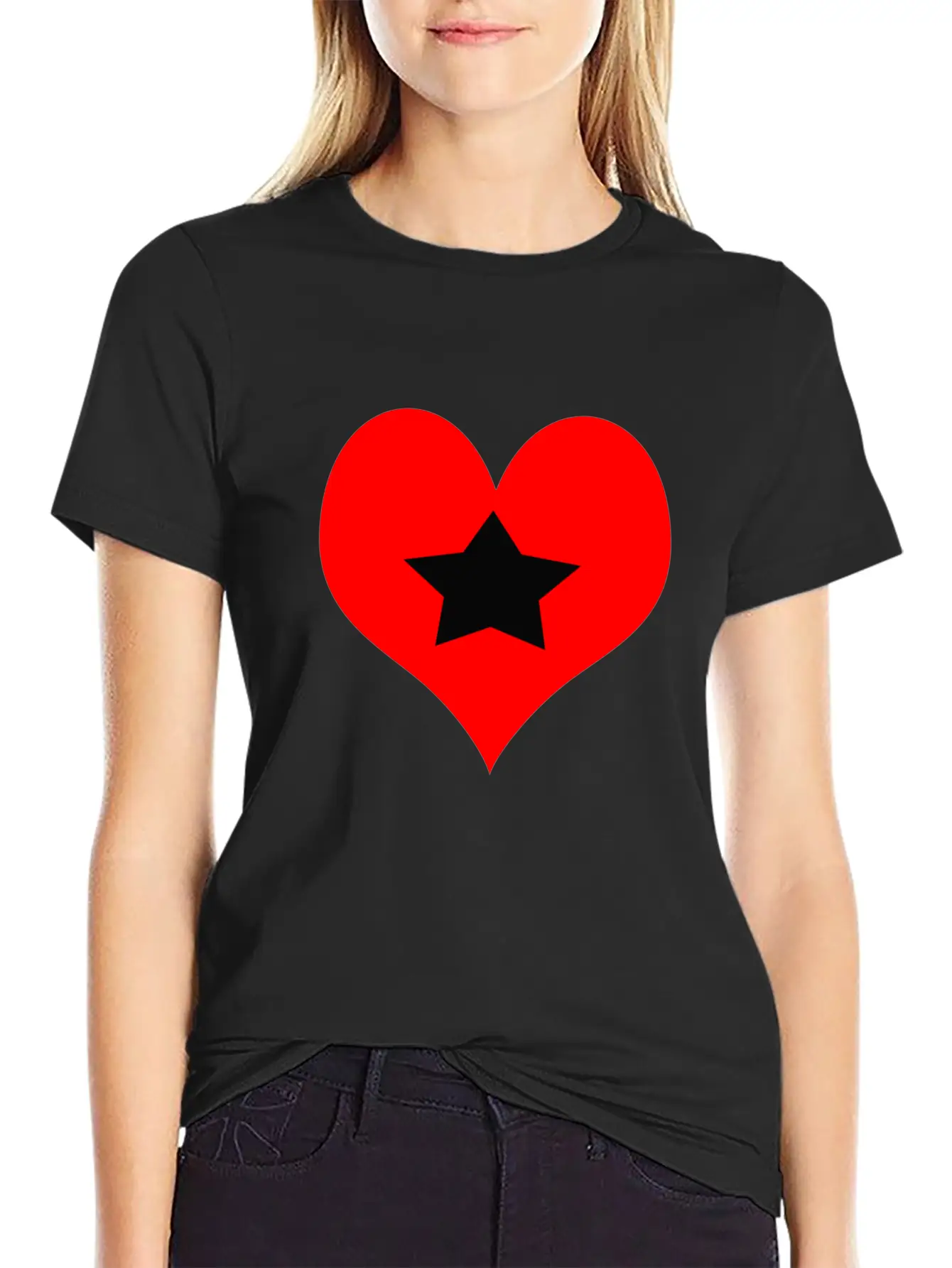 Star Love Stylish Everyday T-Shirt – Unisex Basic Cotton Tee
