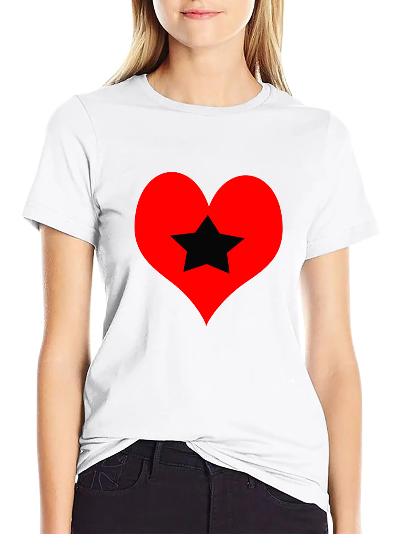 Star Love Stylish Everyday T-Shirt – Unisex Basic Cotton Tee