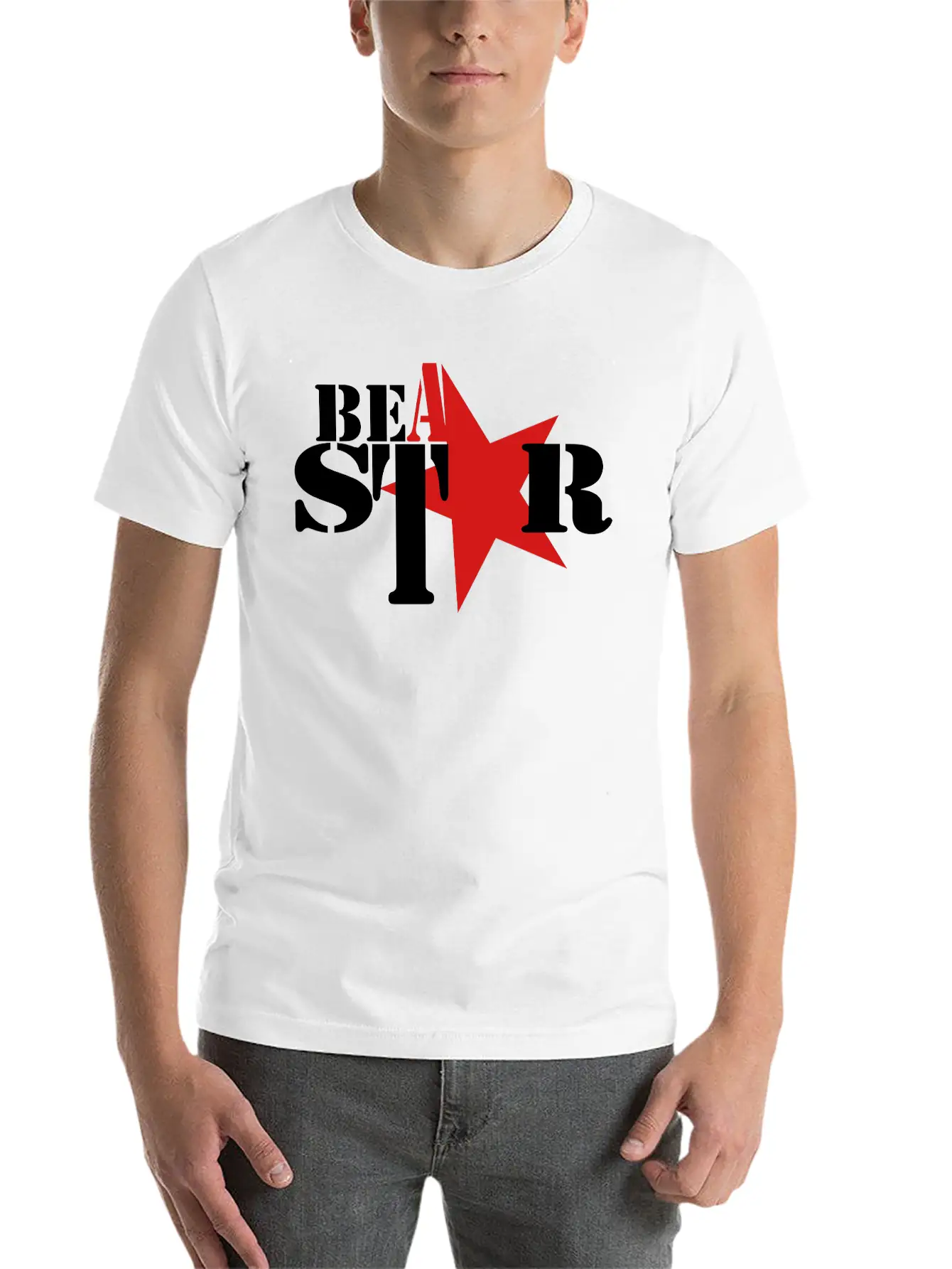 Star Modern Fit Casual T-Shirt – Clean And Versatile Design
