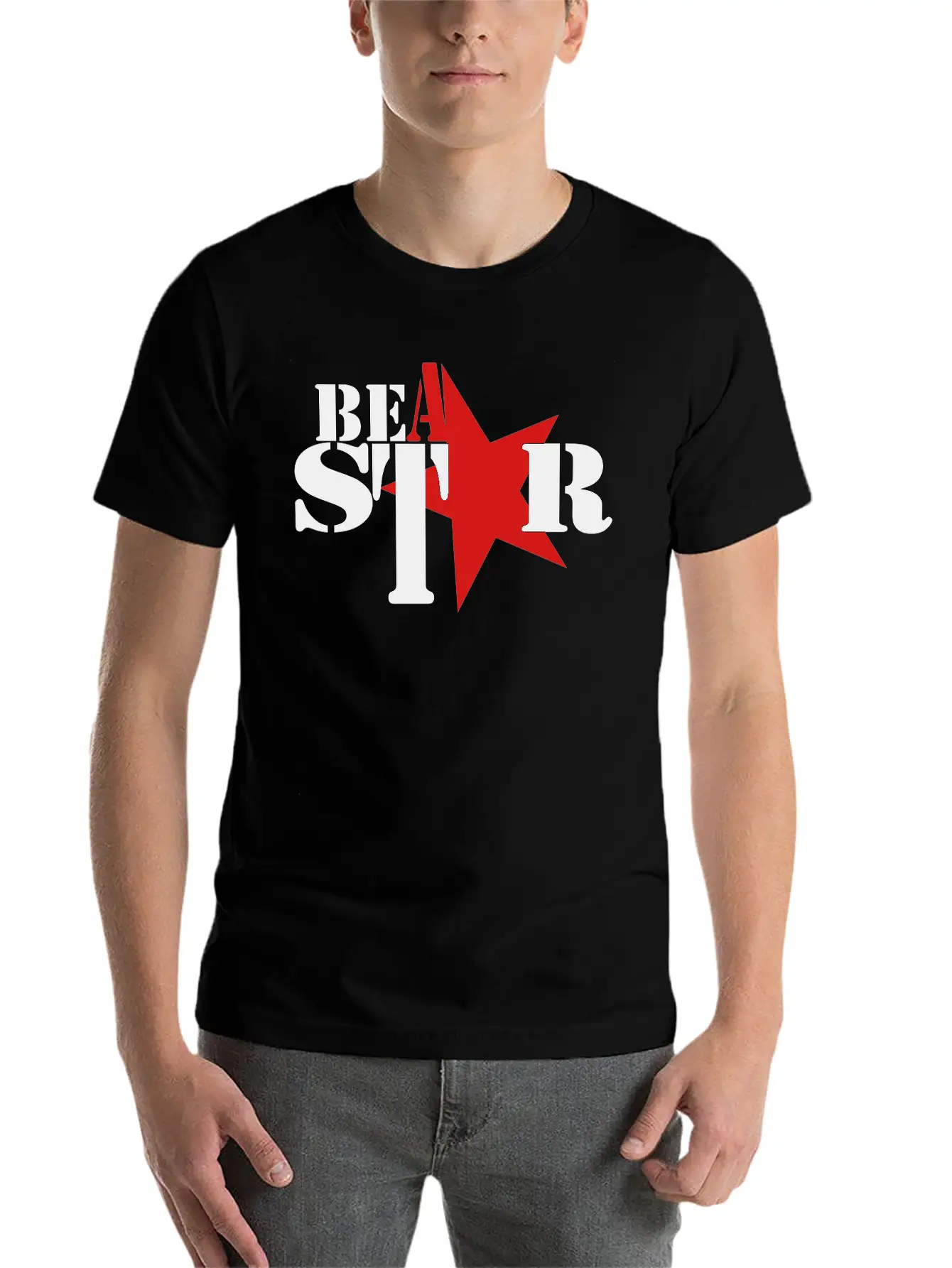 Star Modern Fit Casual T-Shirt – Clean And Versatile Design