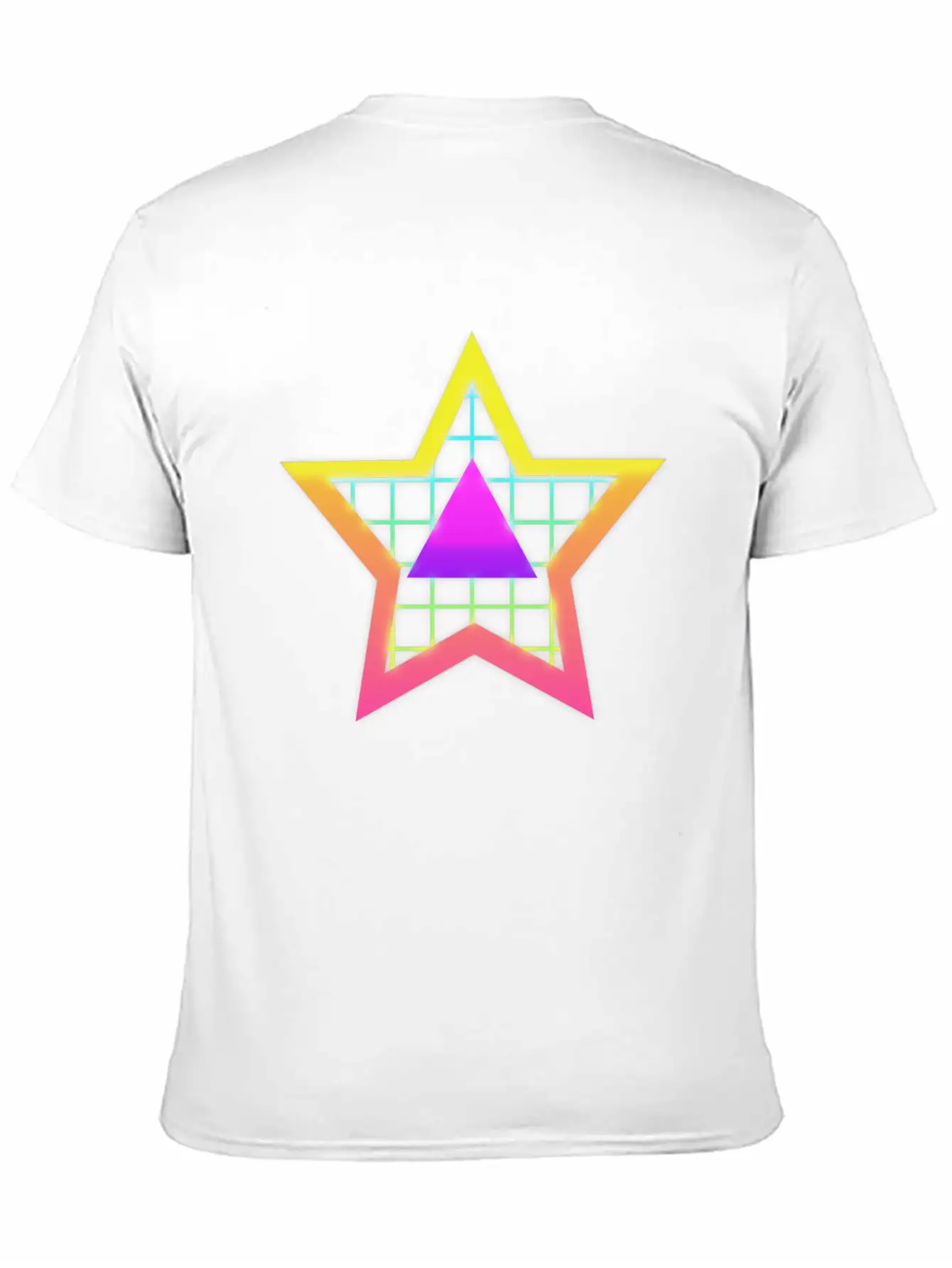 Star Neon Vintage Retro Style 90s Unisex Casual T-Shirt – Clean Design For Daily Comfort