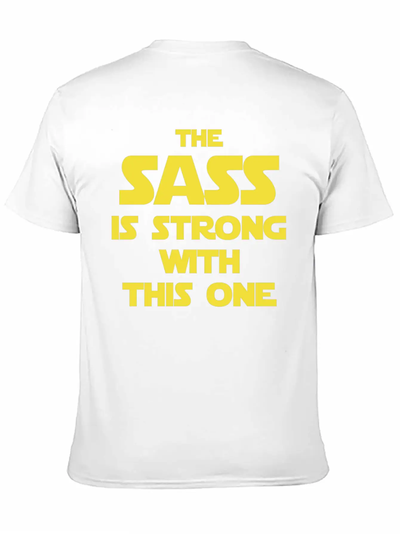 Star Wars - The Sass Is Strong Star Wars Basic Graphic T-Shirt – Daily Comfort In Soft Cotton