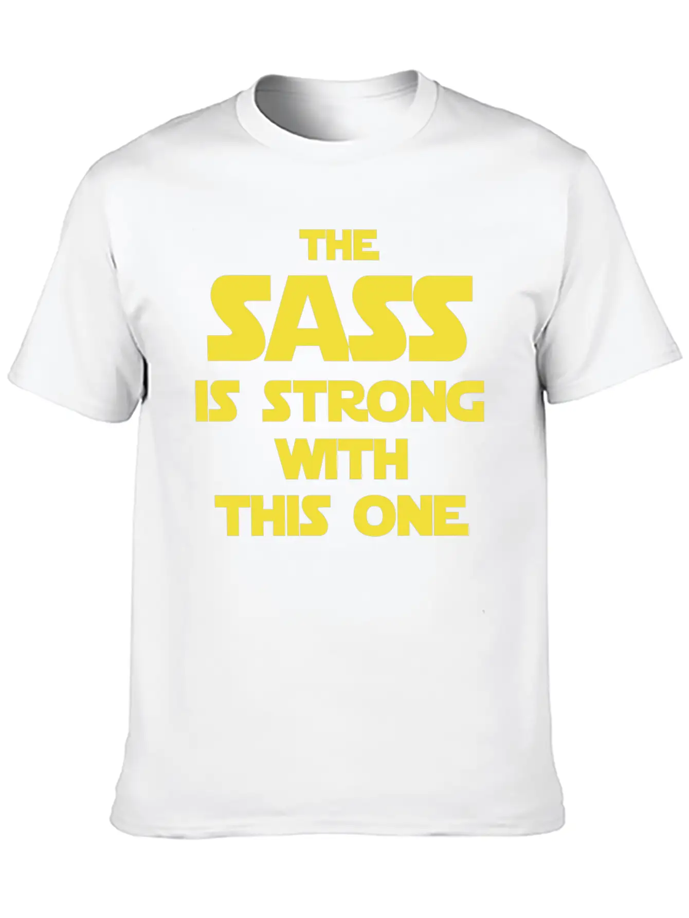 Star Wars - The Sass Is Strong Star Wars Basic Graphic T-Shirt – Daily Comfort In Soft Cotton