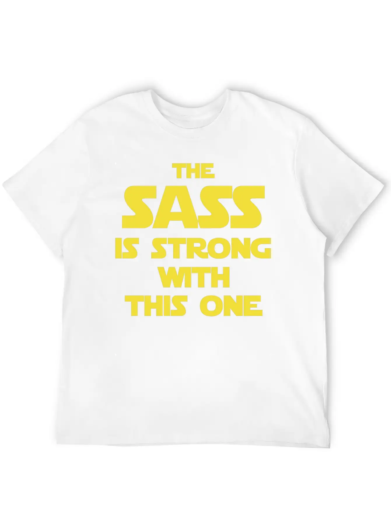 Star Wars - The Sass Is Strong Star Wars Basic Graphic T-Shirt – Daily Comfort In Soft Cotton