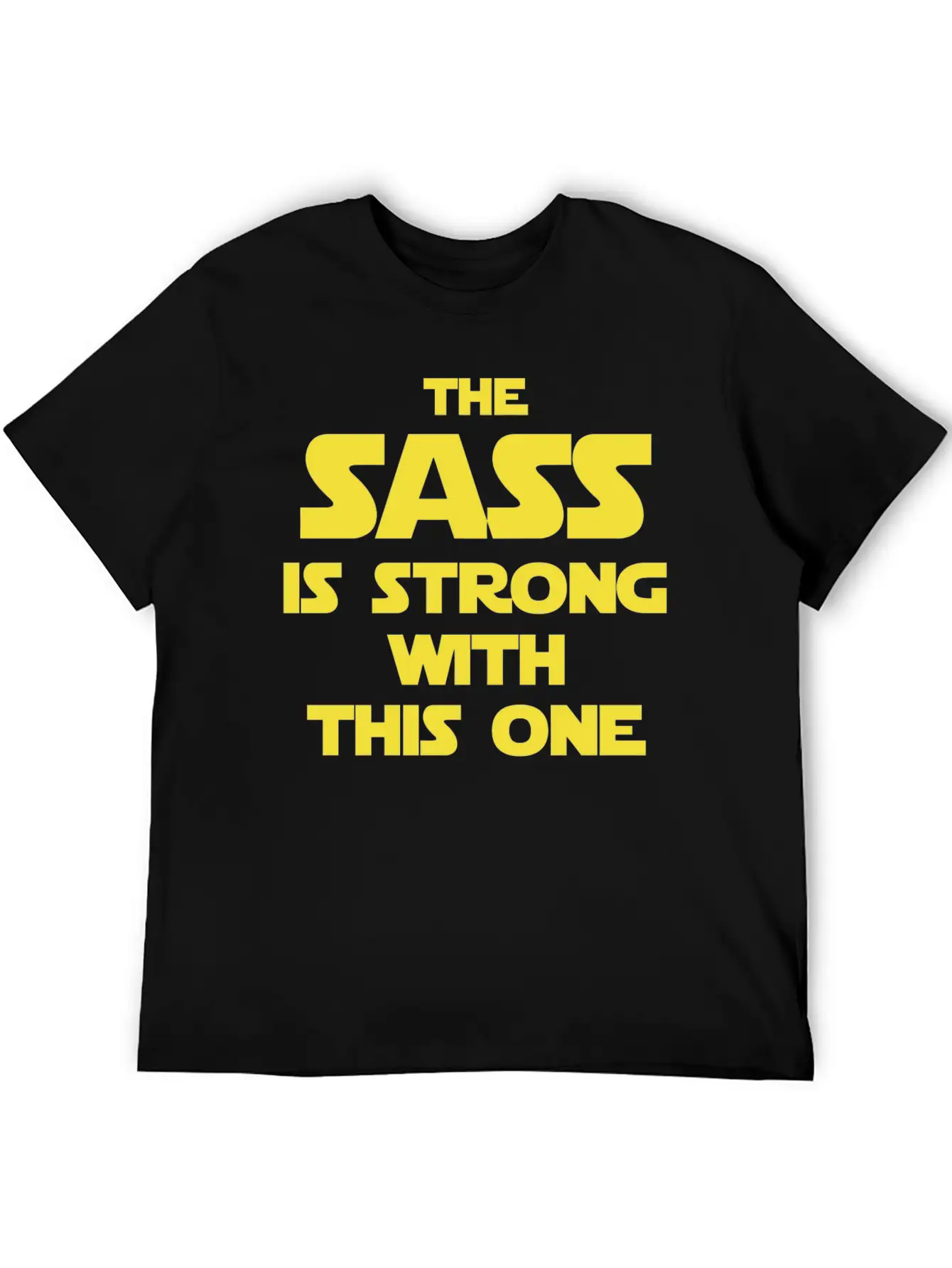 Star Wars - The Sass Is Strong Star Wars Basic Graphic T-Shirt – Daily Comfort In Soft Cotton
