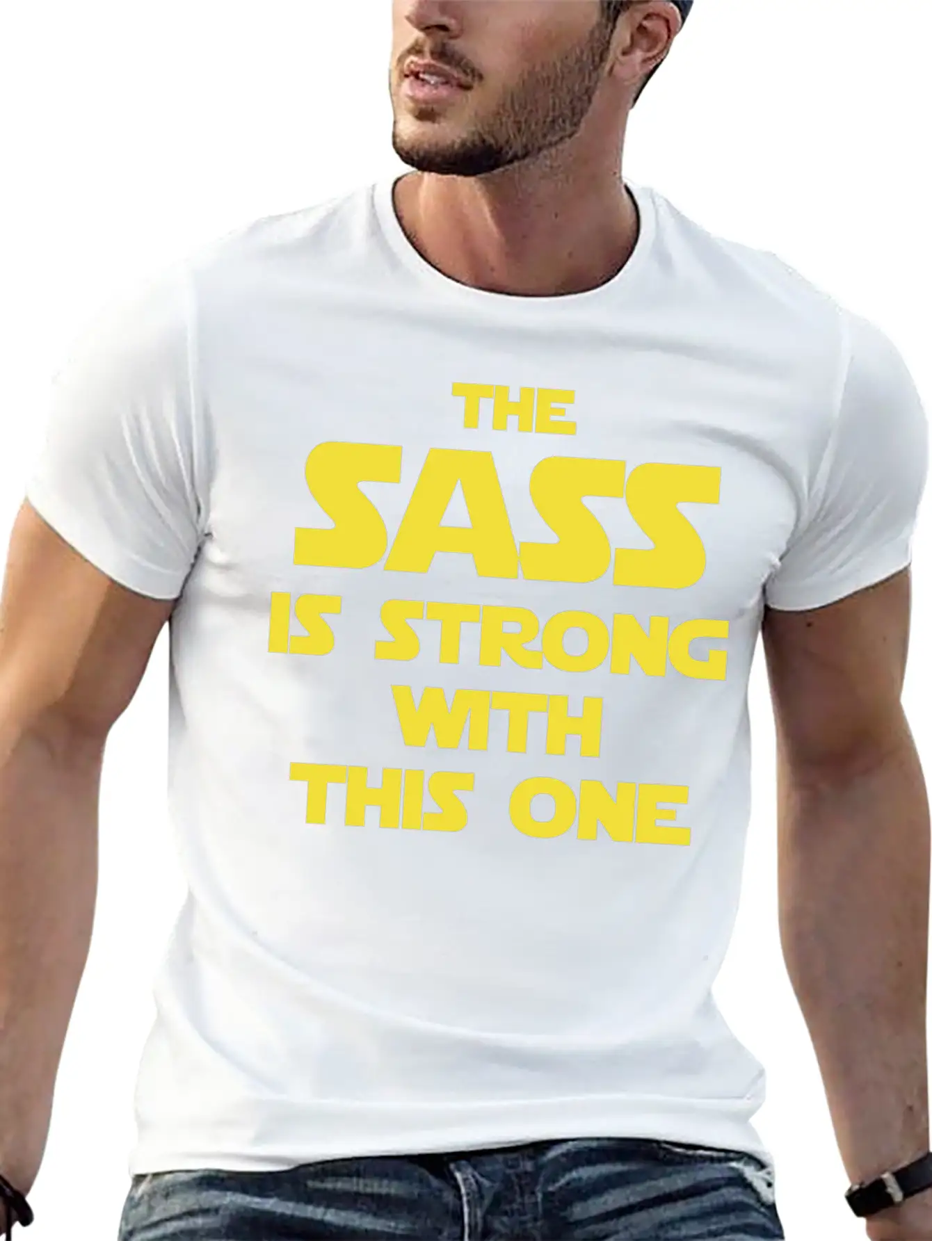 Star Wars - The Sass Is Strong Star Wars Basic Graphic T-Shirt – Daily Comfort In Soft Cotton